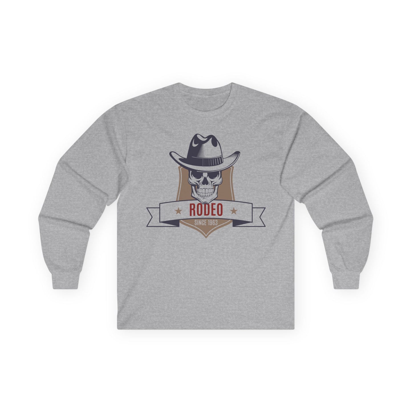 Unisex Ultra Cotton Long Sleeve Tee - Rodeo - Western Cowboy
