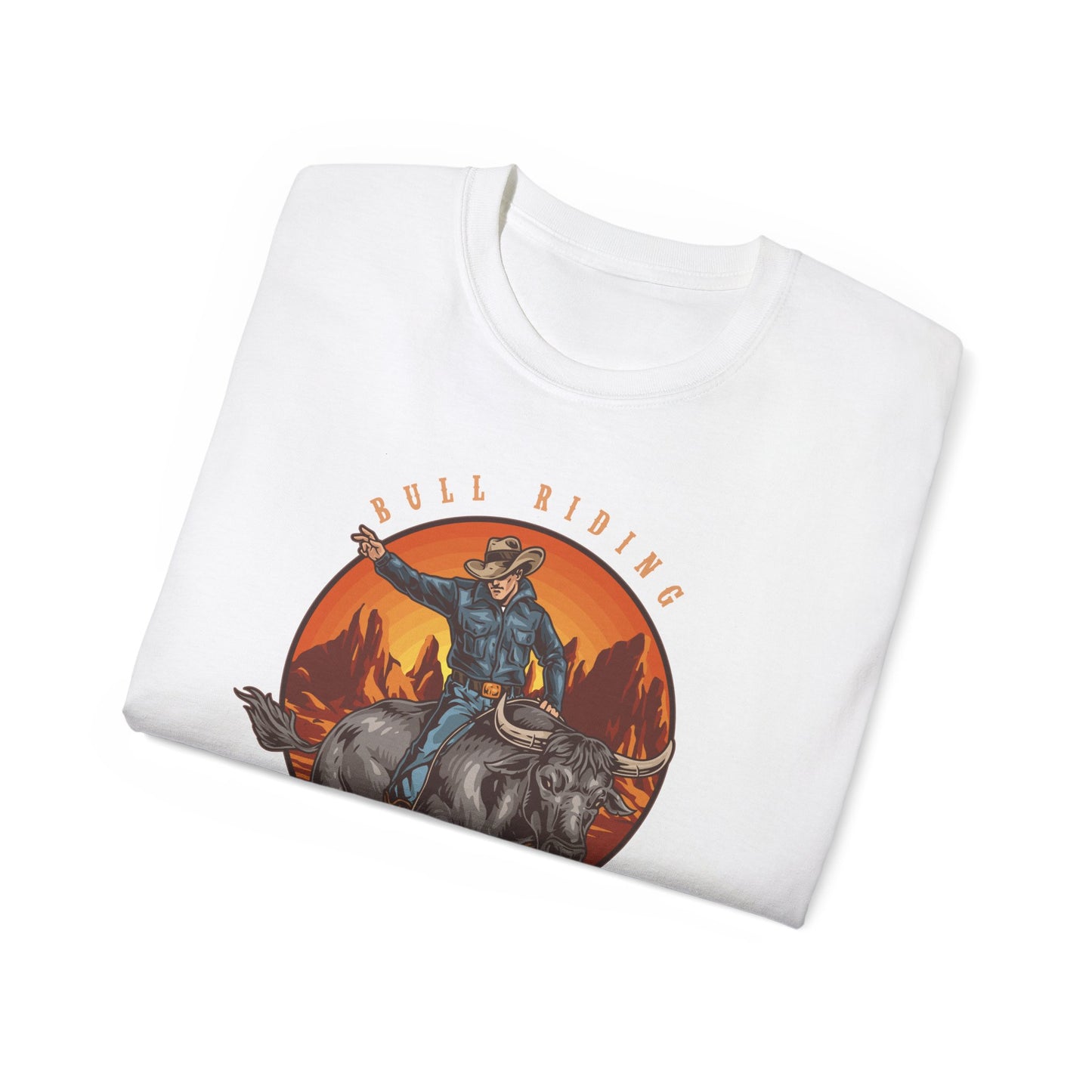 Unisex Ultra Cotton Tee - Bull Riding - Rodeo Super Show