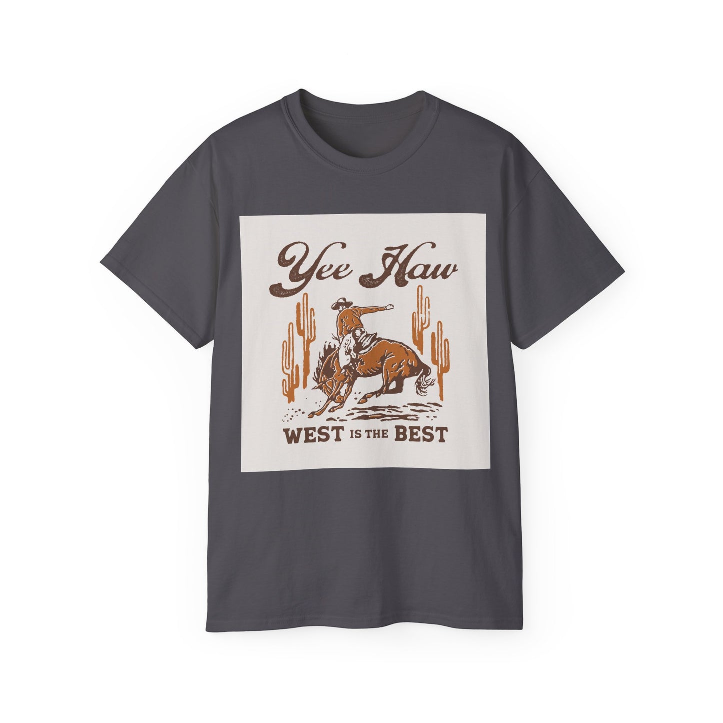 Unisex Ultra Cotton Tee - Wild West Cowboy - Yee Haw