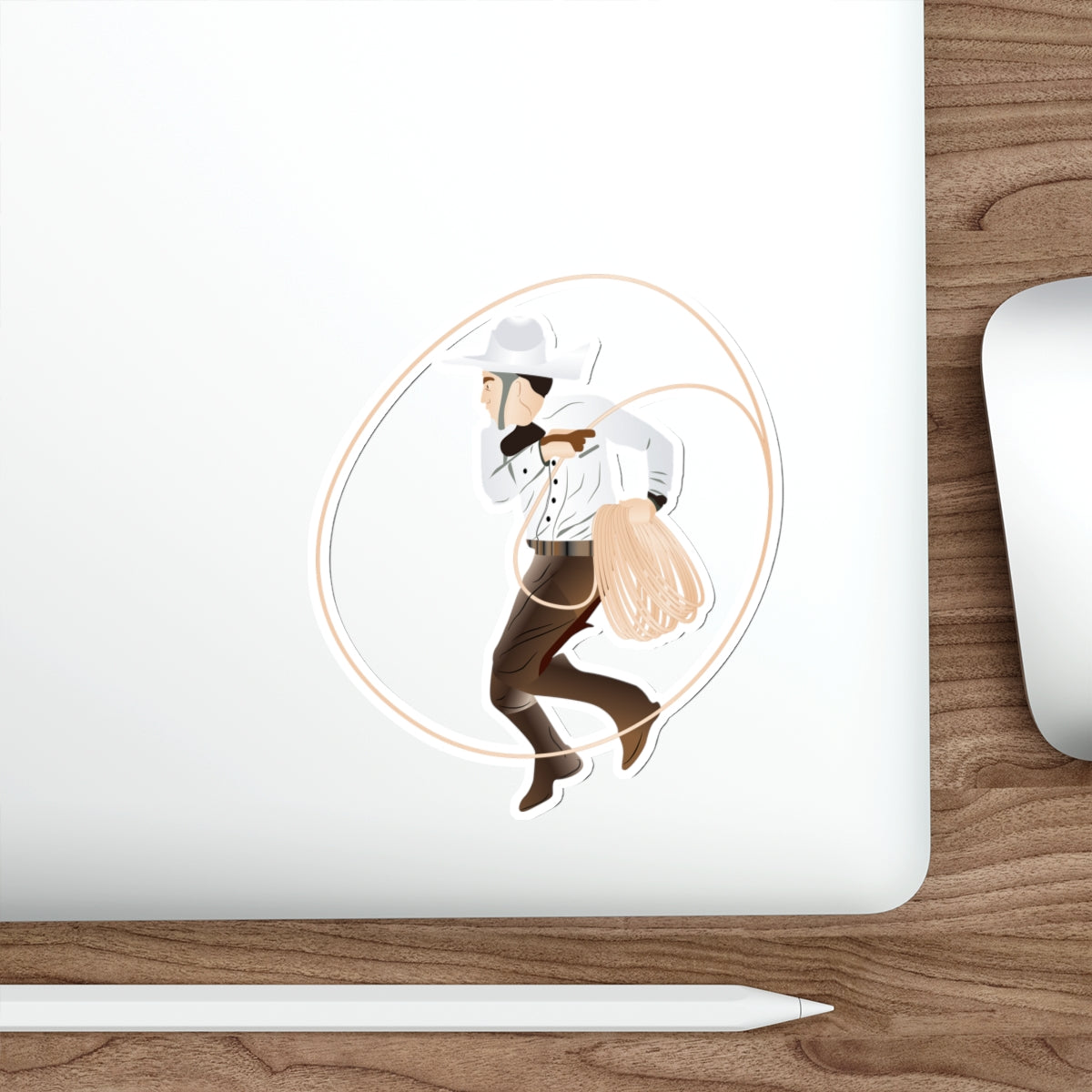 Die-cut stickers - Rodeo - Mexican Cowboy - Lariat