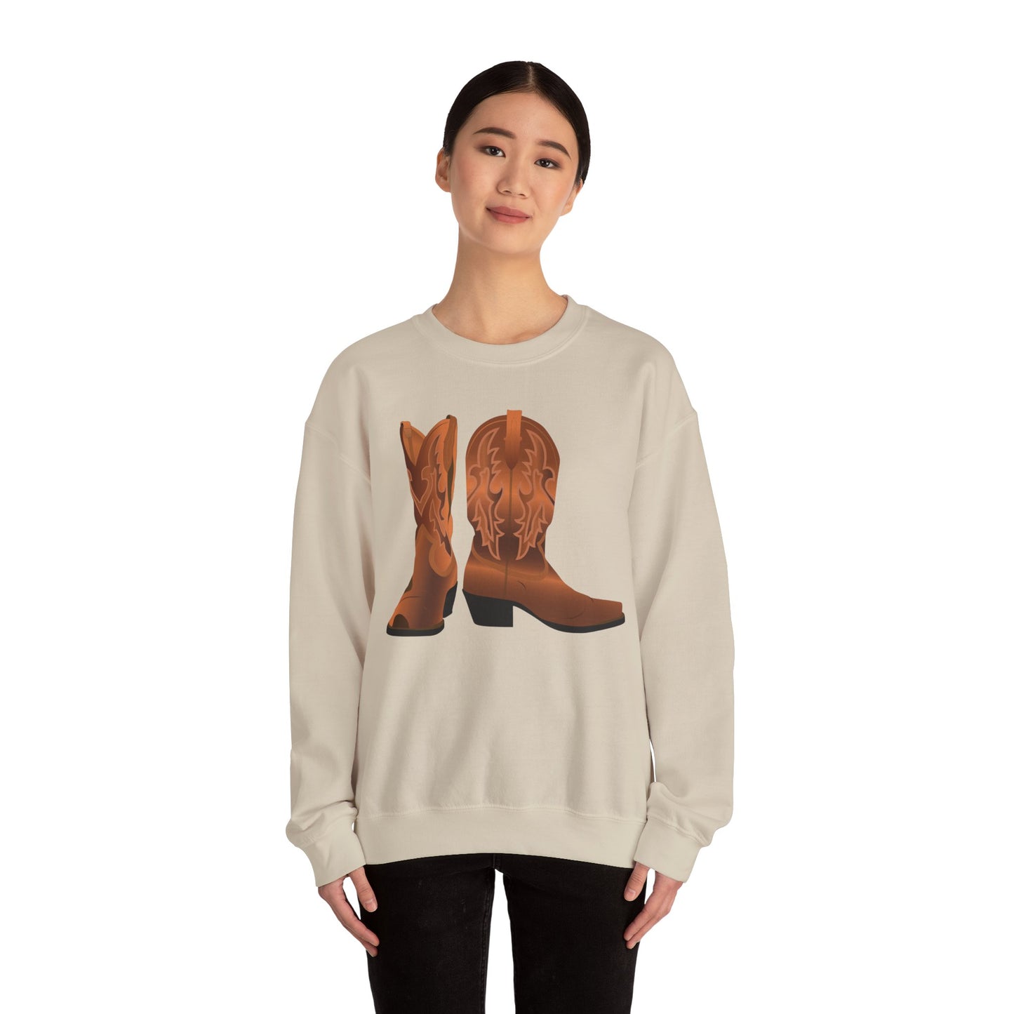 Crewneck Sweatshirt - Rodeo - Cowboy Boots
