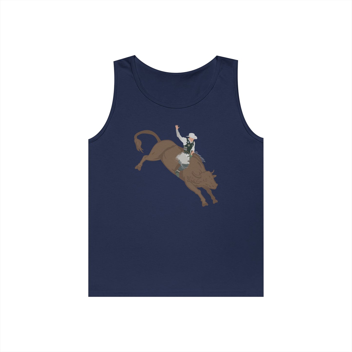 Unisex Heavy Cotton Tank Top - Cowboy - V2