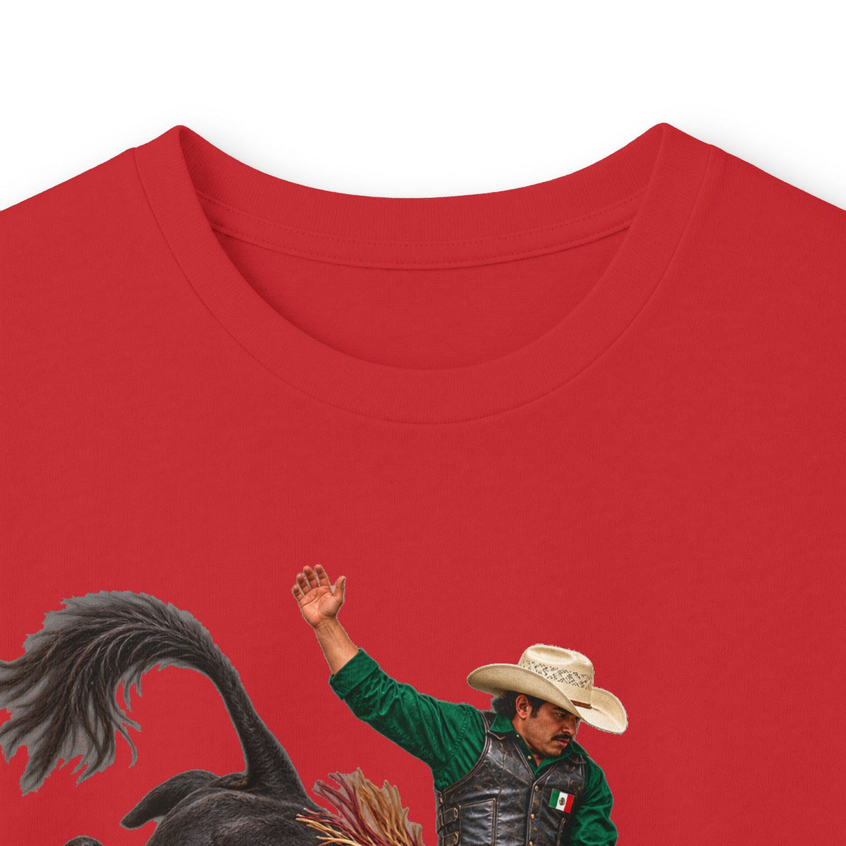 Unisex Ultra Cotton Long Sleeve Tee - Cowboys - Bull Rider - Latino - without Text - 3D Transparent