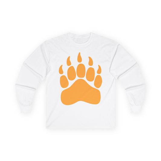 Unisex Ultra Cotton Long Sleeve Tee - Bear Paw