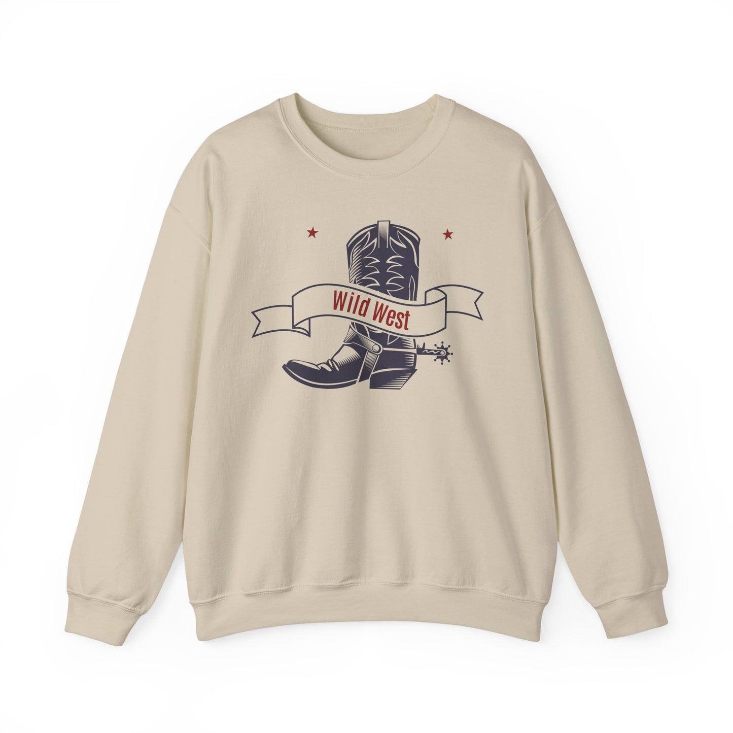 Crewneck Sweatshirt - Cowboy - Wild West