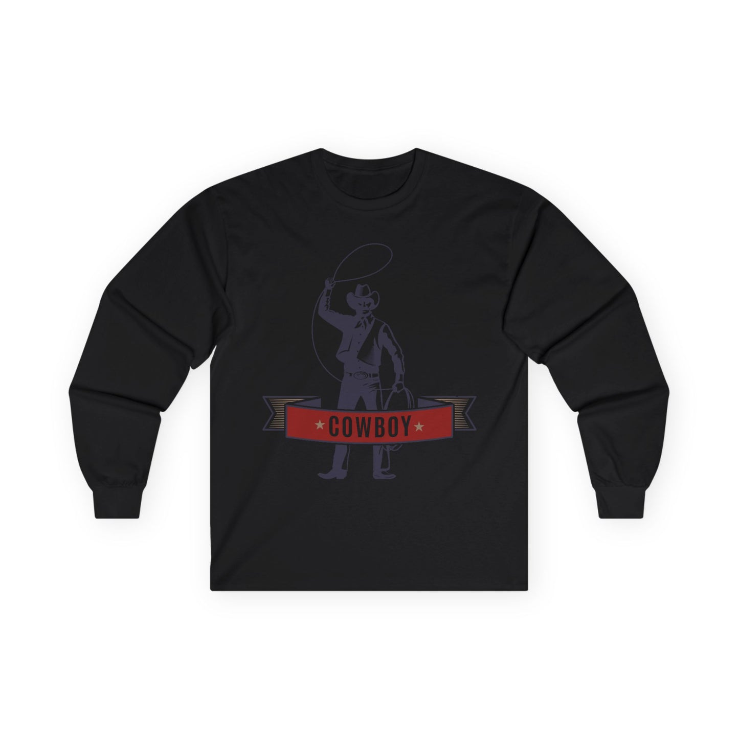 Unisex Ultra Cotton Long Sleeve Tee - Cowboy - The Wild West