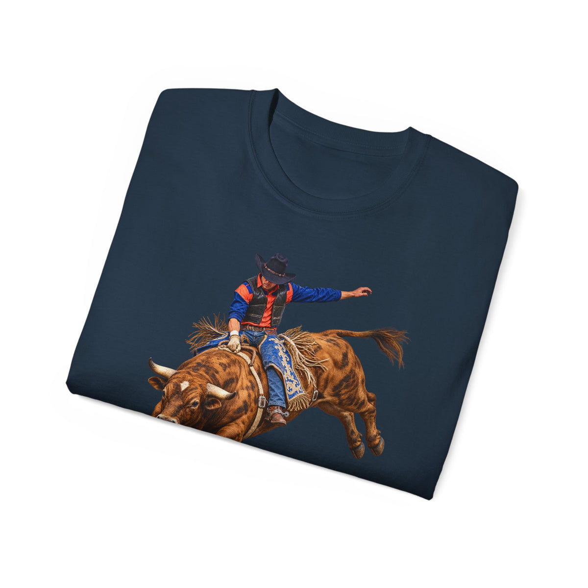 Unisex Ultra Cotton Tee - Cowboy - Rodeo - 3D