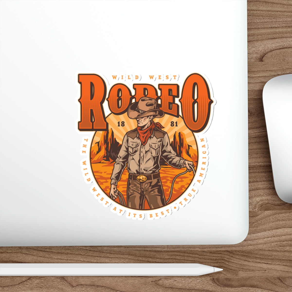 Die-cut stickers - Wild West Rodeo - True American - The Wild West At Its Best