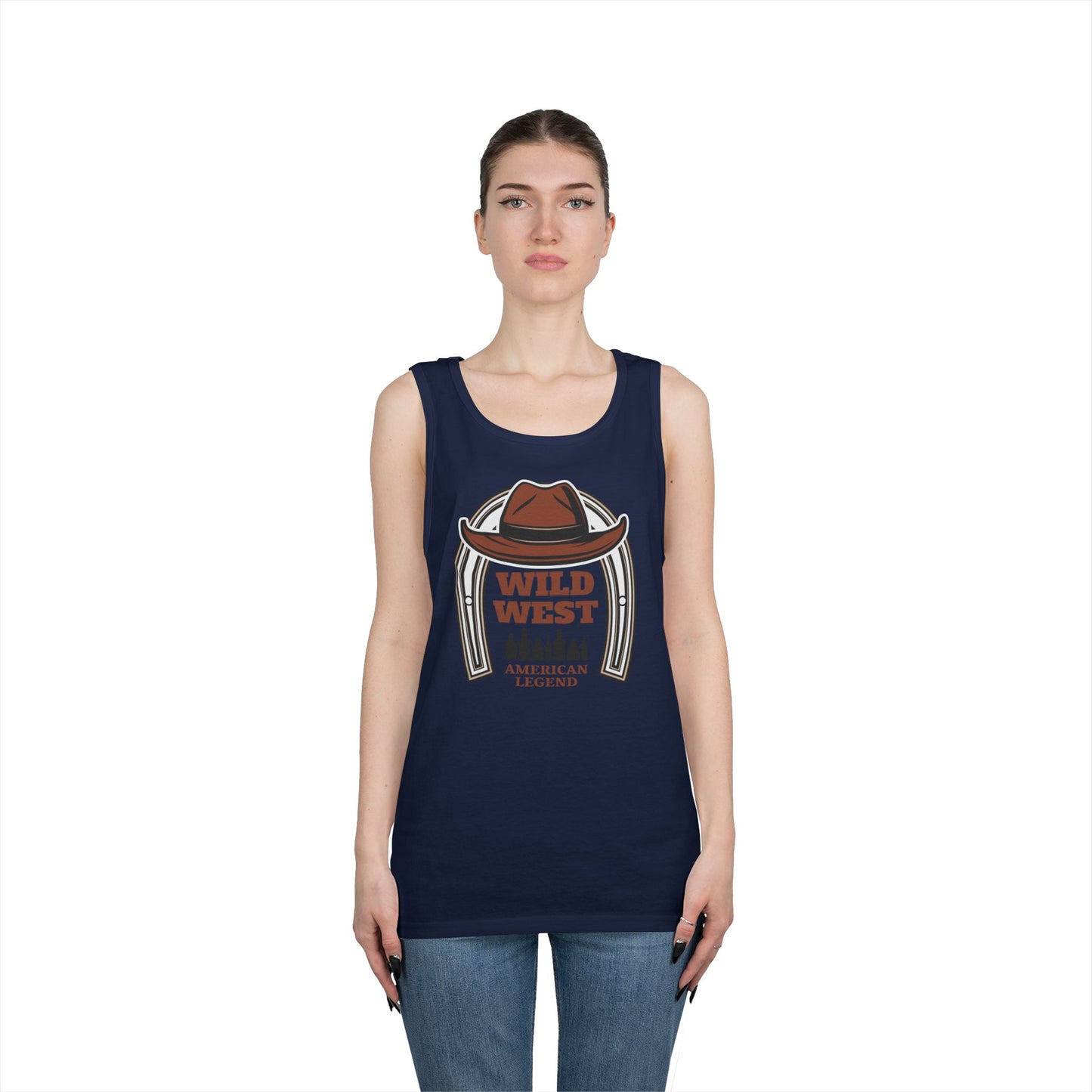 Unisex Heavy Cotton Tank Top - Wild West - American Legend
