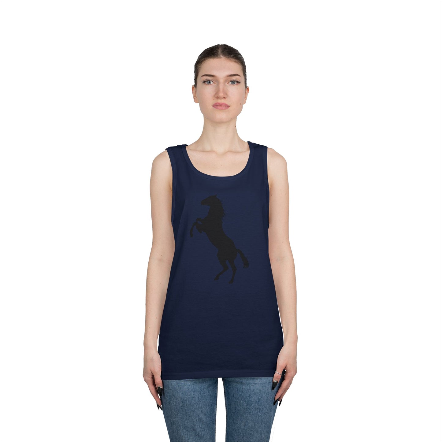 Unisex Heavy Cotton Tank Top - Wild Horse - Standing 2 Feet X 300