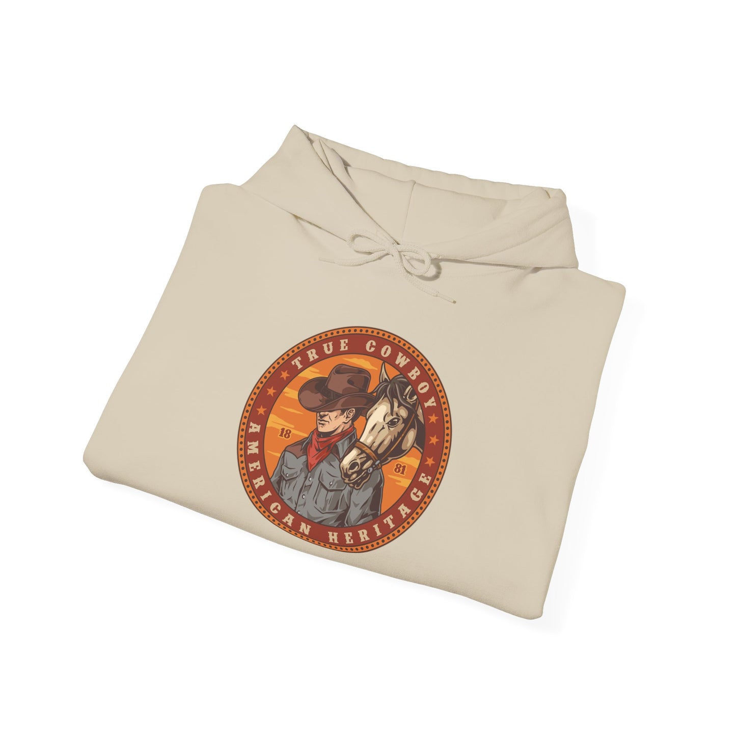 Unisex Hoodie - True Cowboy - American Heritage
