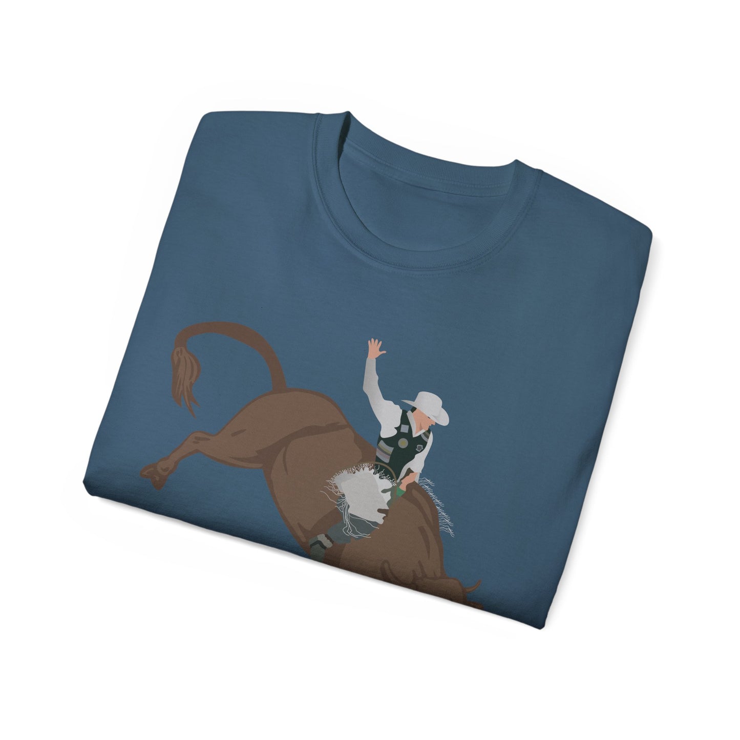 Unisex Ultra Cotton Tee - Cowboy - V2