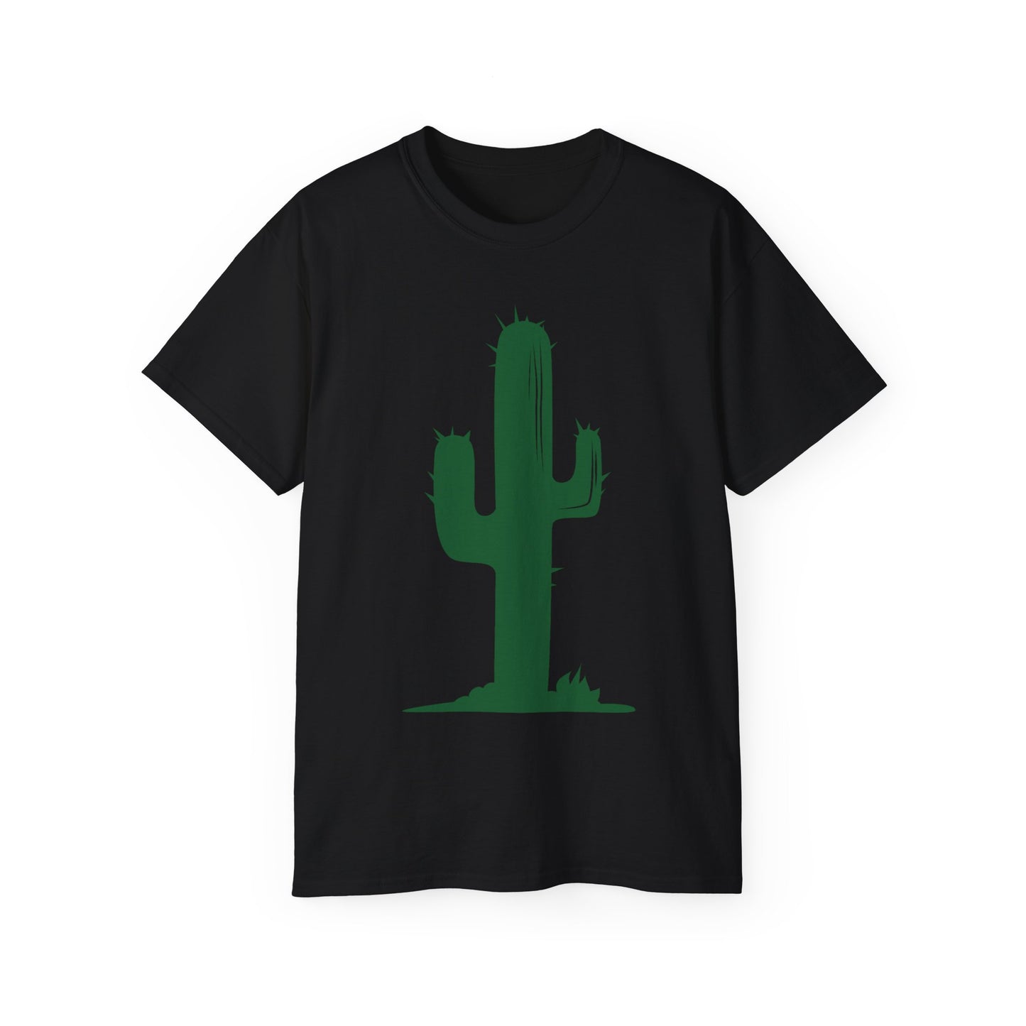Unisex Ultra Cotton Tee - Green Western Cactus X 300