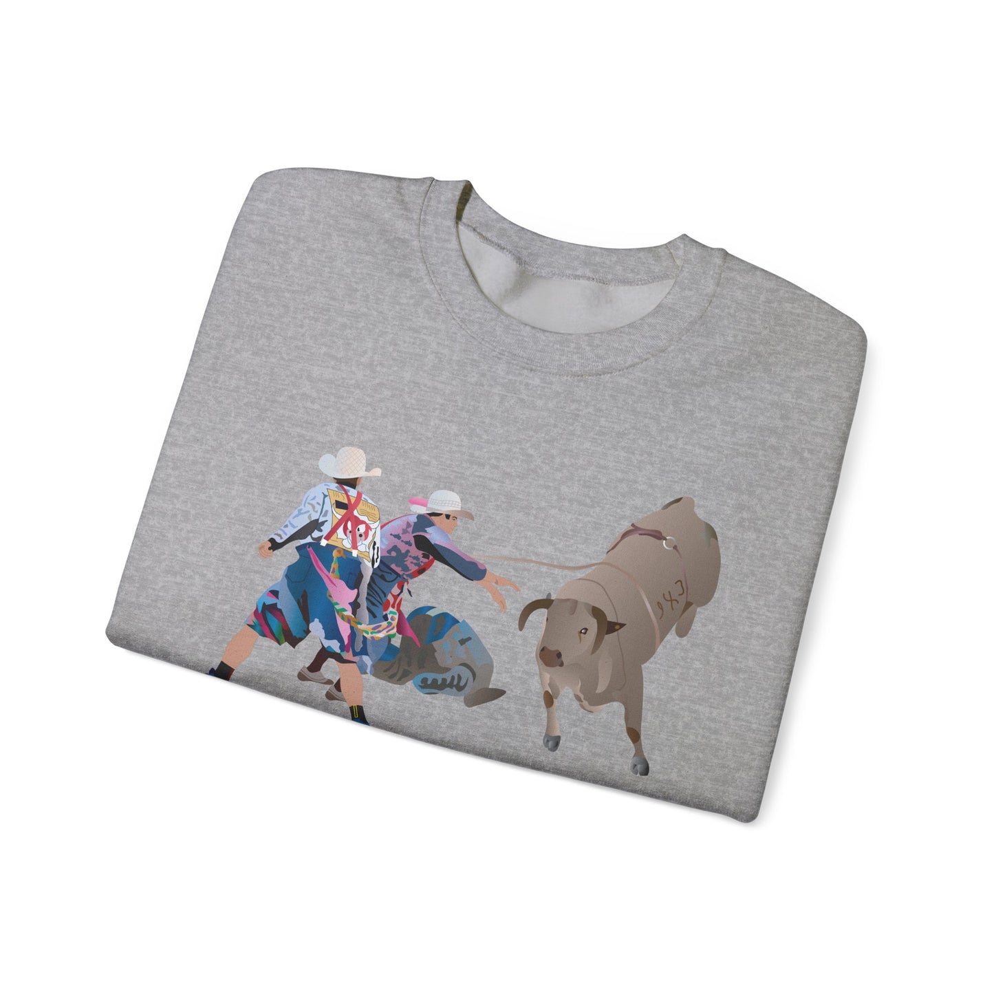 Crewneck Sweatshirt - Clowns and Bull