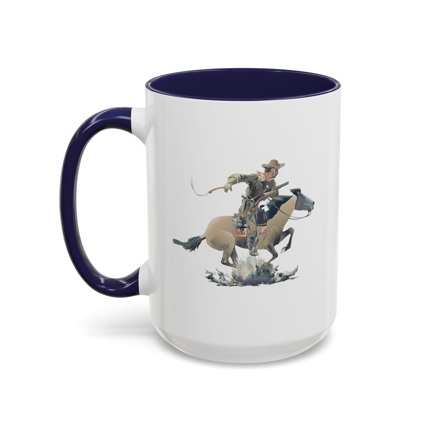 Accent Coffee Mug (11, 15oz) - COWBOY