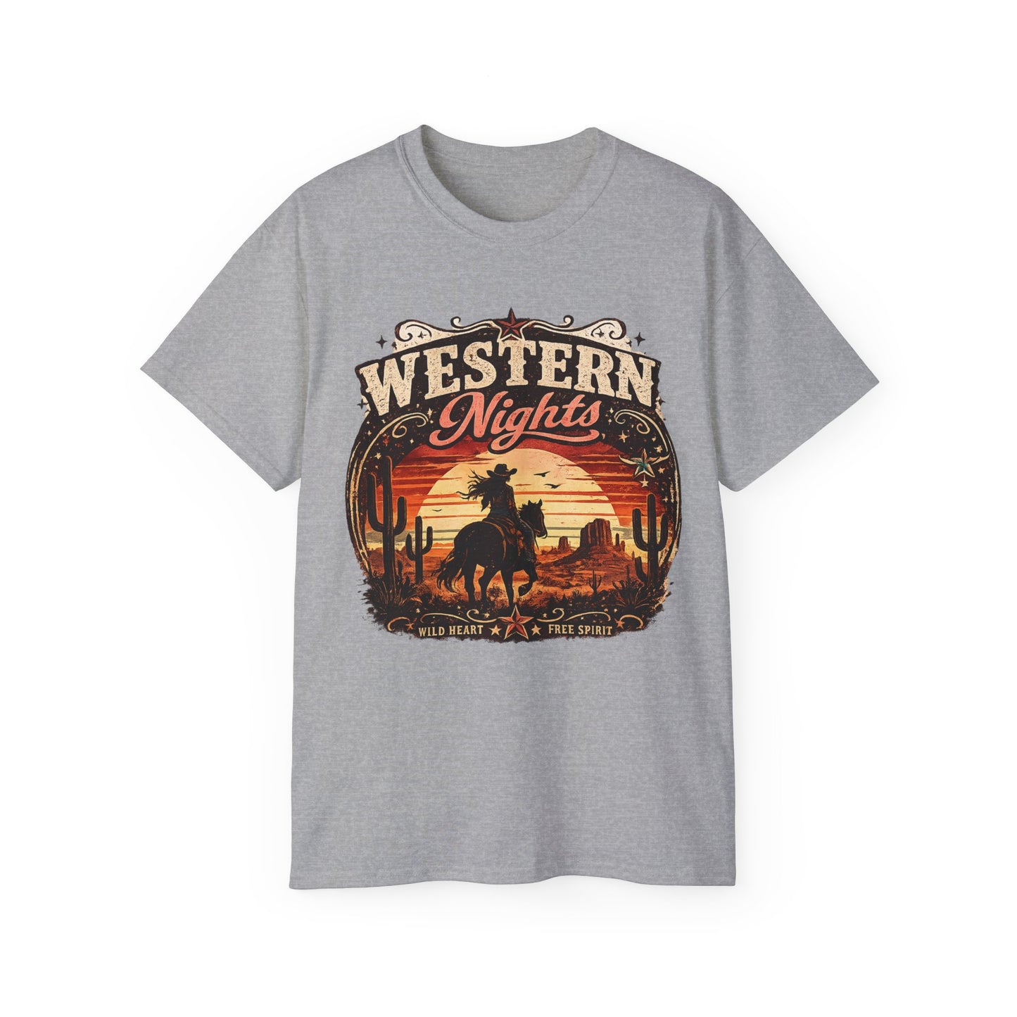 T-Shirt - Western nights and desert charm