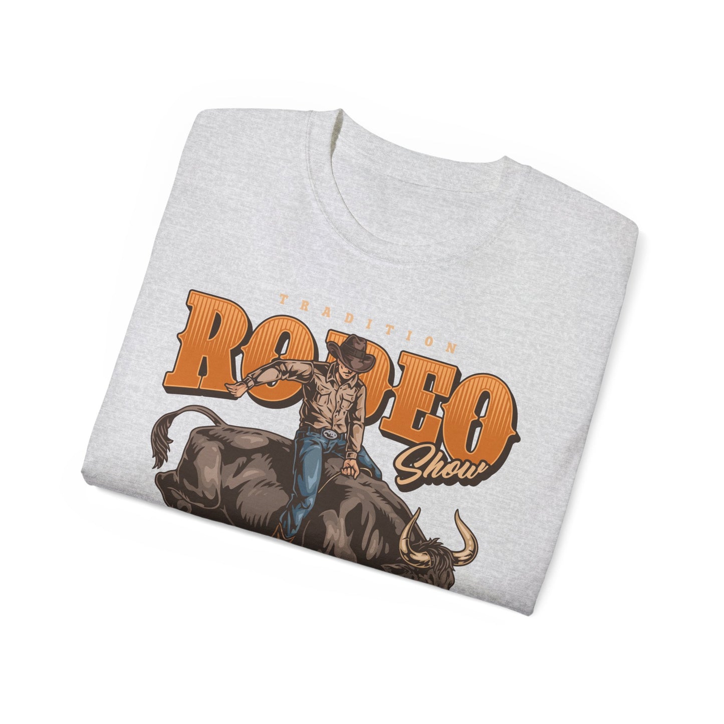 Unisex Ultra Cotton Tee - Tradition Rodeo Show - Bull Riding Events
