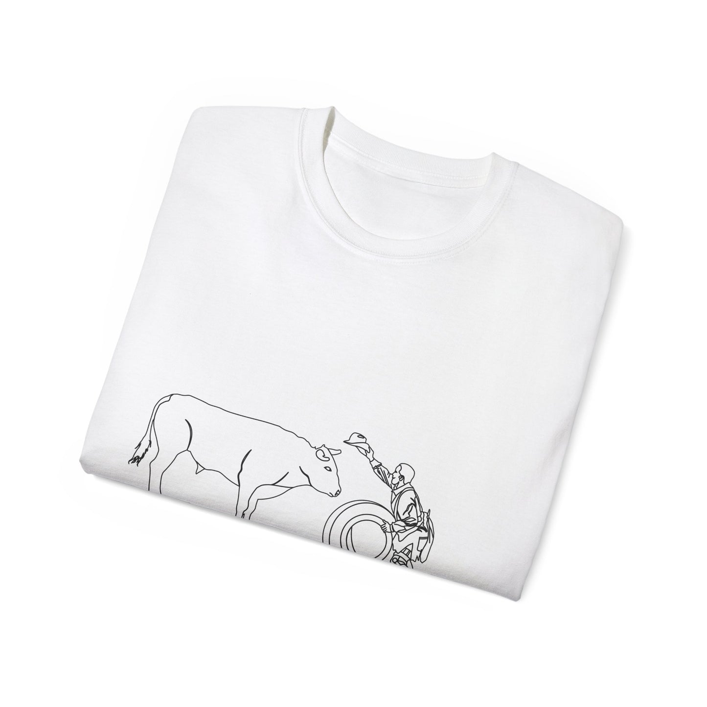 Unisex Ultra Cotton Tee - Clown and Bull - LA