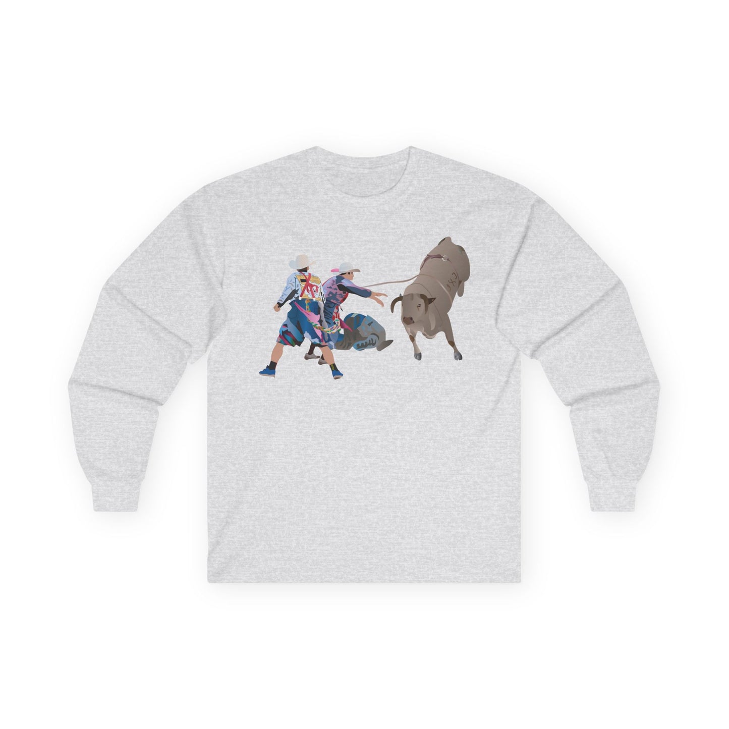 Unisex Ultra Cotton Long Sleeve Tee - Clowns and Bull