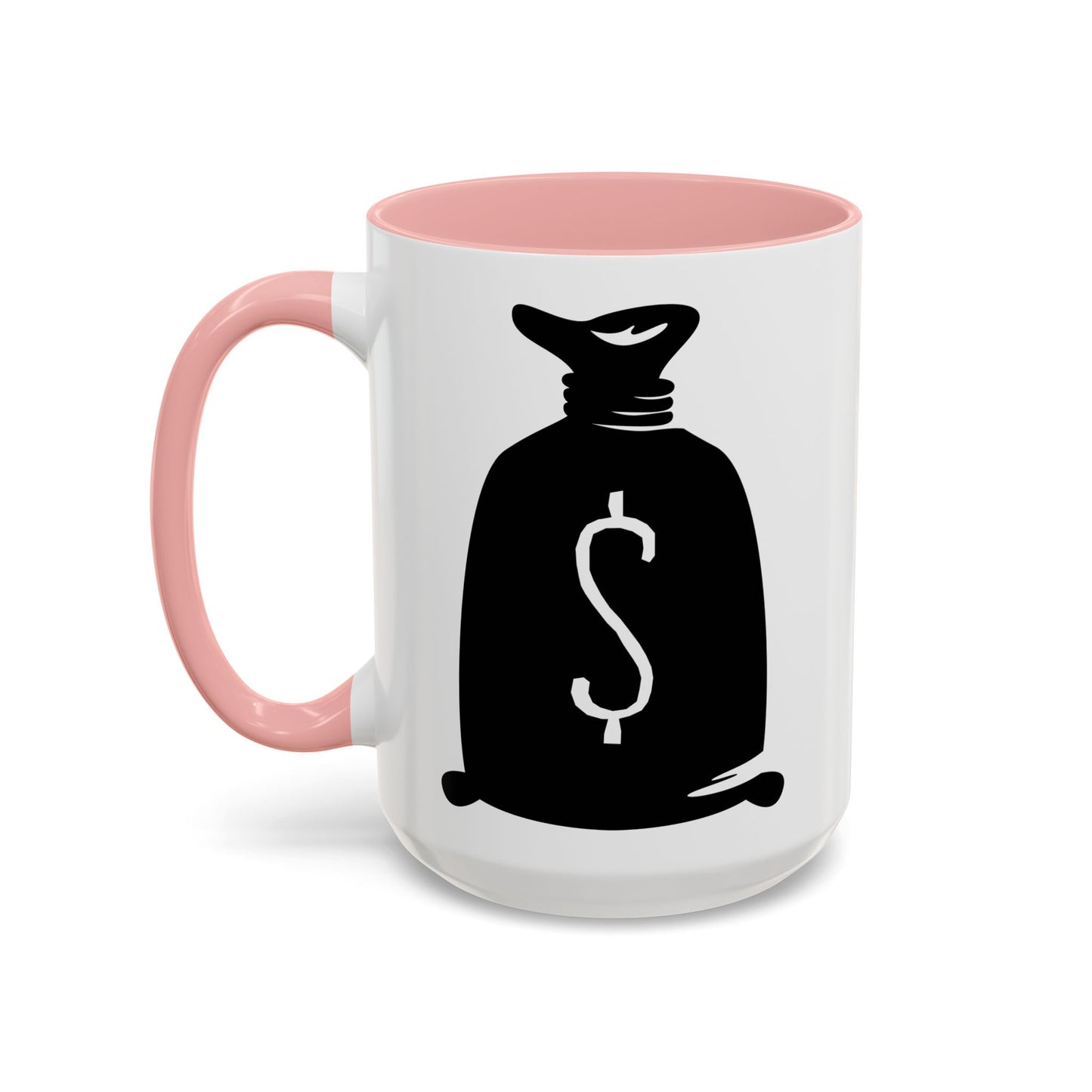 Accent Coffee Mug (11, 15oz) - Bank Money Bag X 300