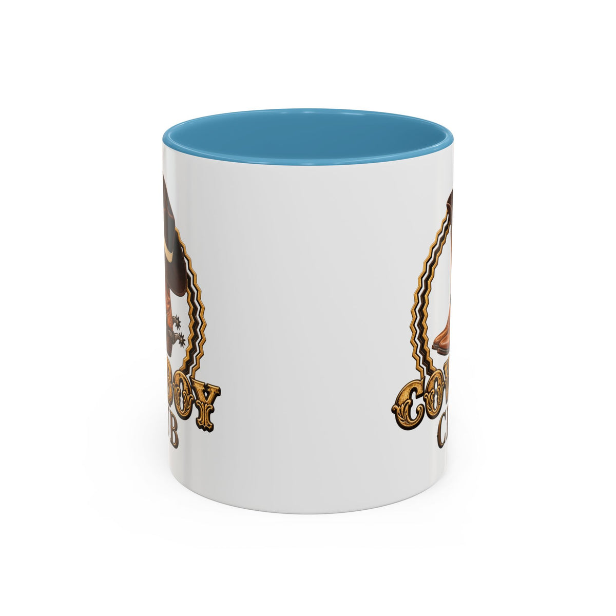 Accent Coffee Mug (11, 15oz) - Cowboys - Cowboy Club - Color - 3D Transparent