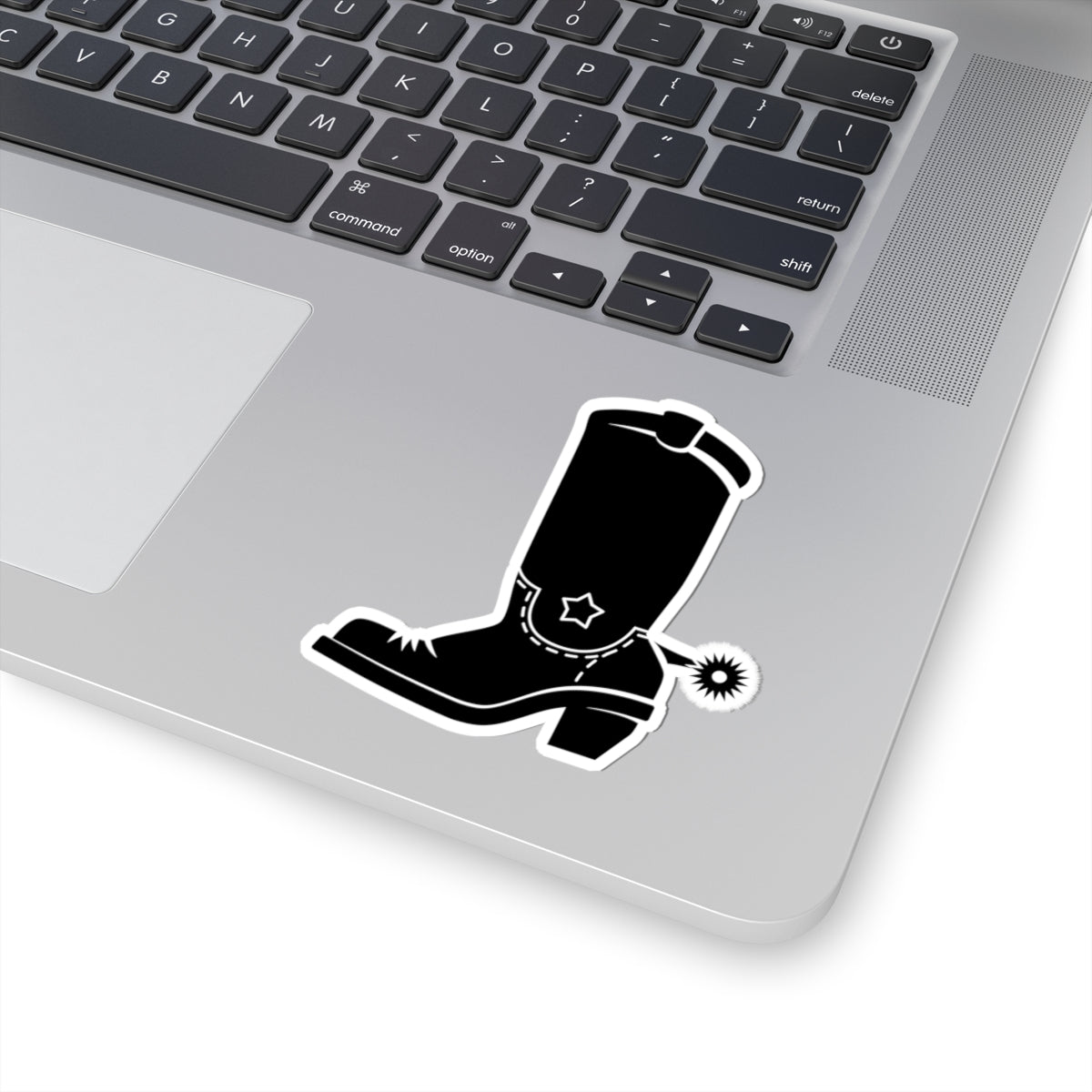 Kiss-Cut Stickers - Western Boot with Spur X 300