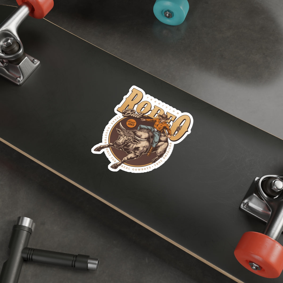 Die-cut stickers - Tradition Rodeo Bull - Real Cowboys