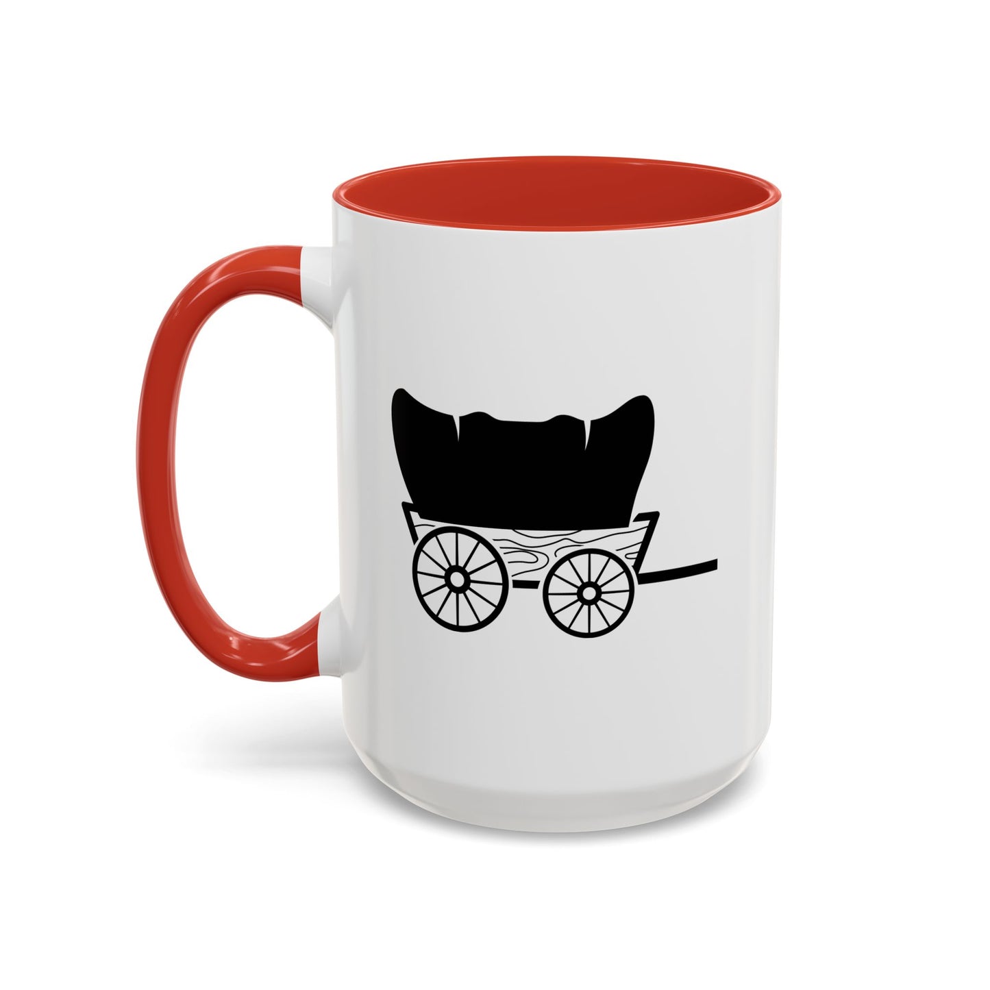 Accent Coffee Mug (11, 15oz) - Covered Wagon X 300