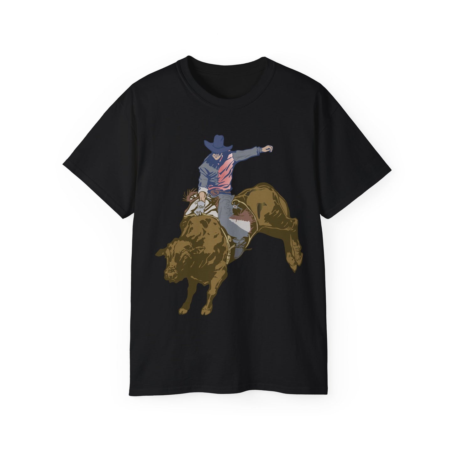 Unisex Ultra Cotton Tee - Cowboy - Rodeo