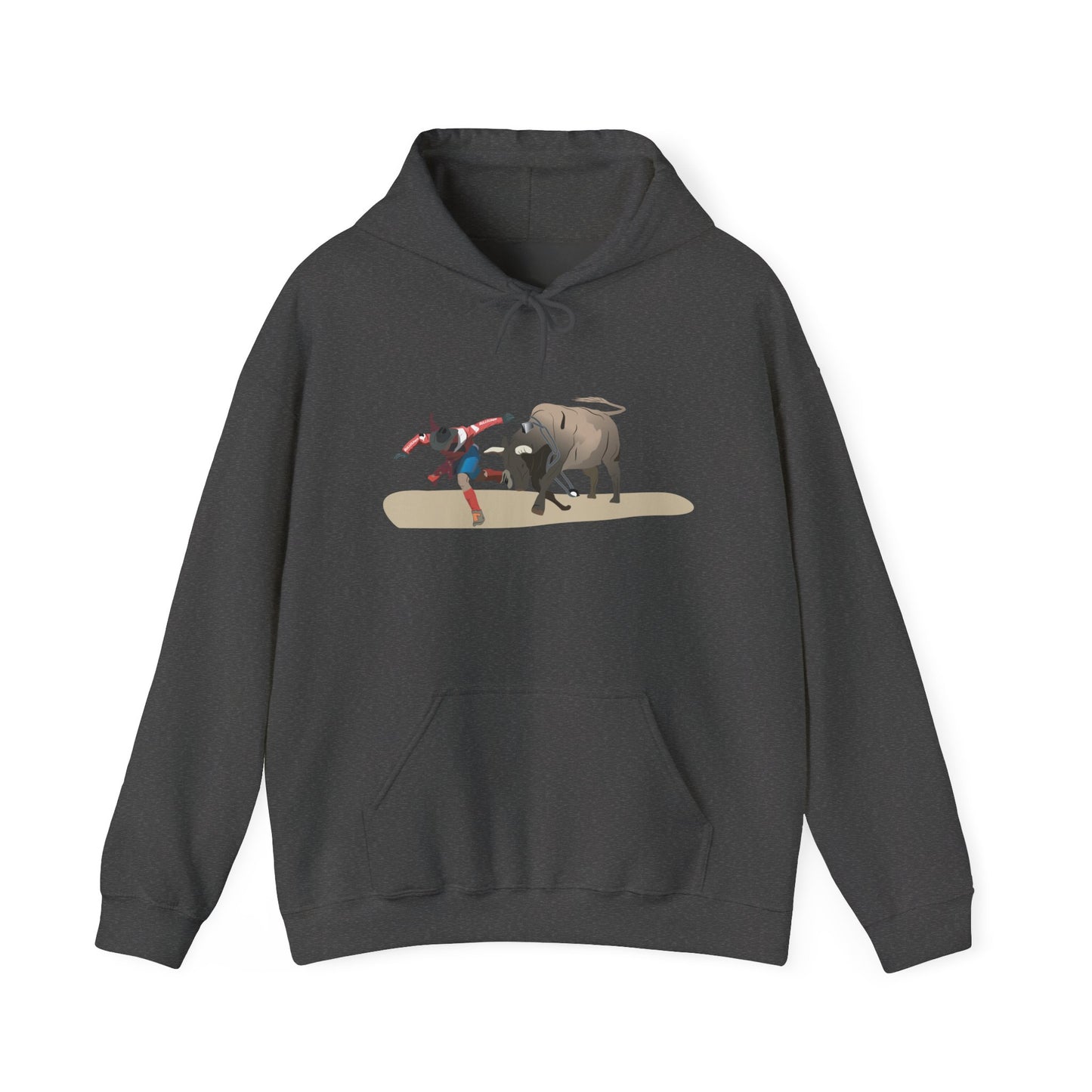 Unisex Hoodie - Rodeo - Bull and Clown
