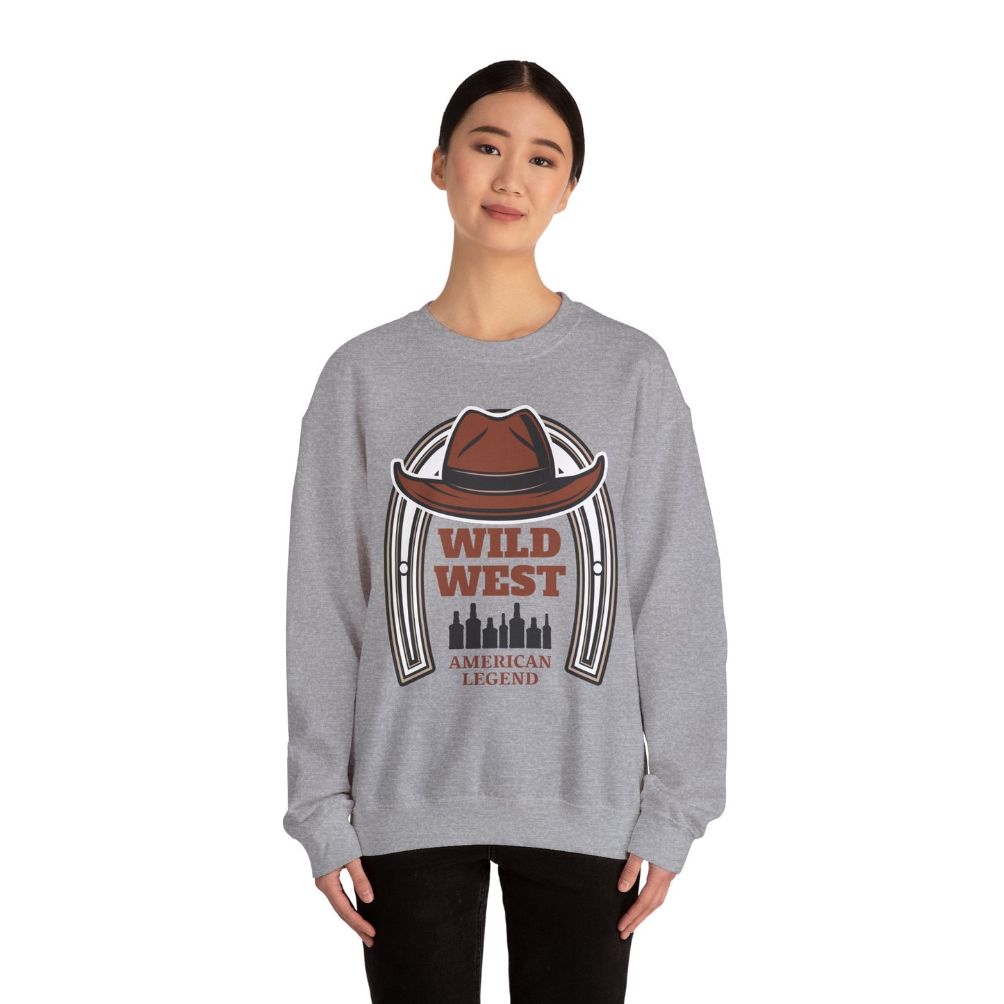 Crewneck Sweatshirt - Wild West - American Legend