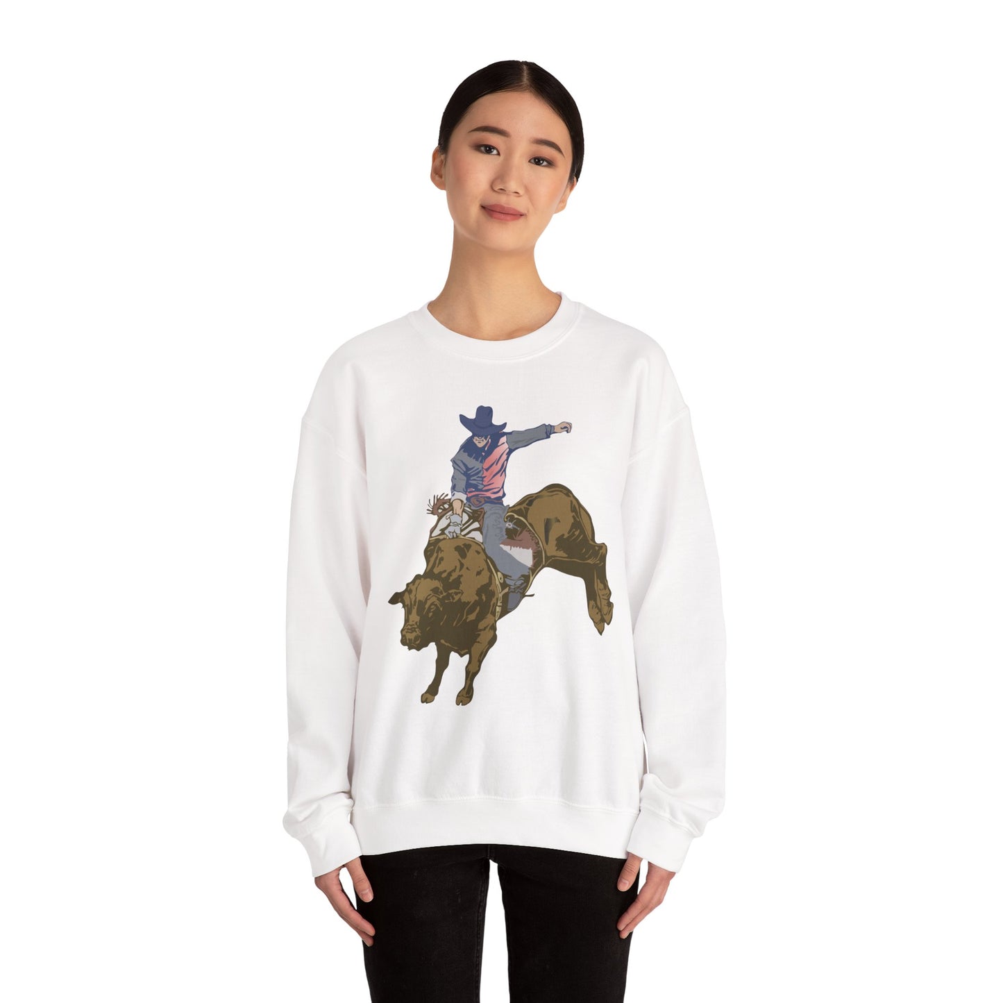 Crewneck Sweatshirt - Cowboy - Rodeo