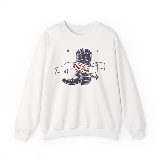Crewneck Sweatshirt - Cowboy - Wild West