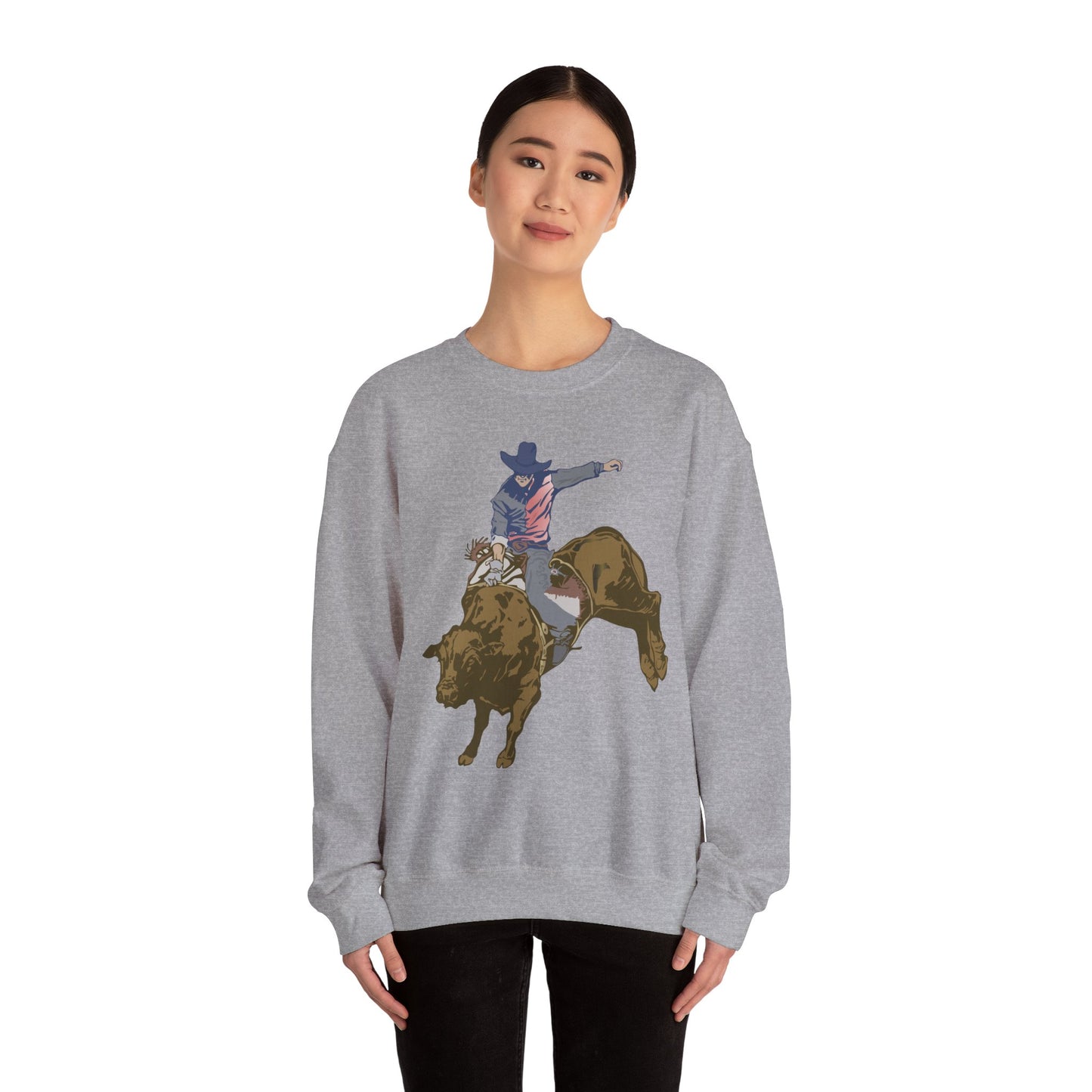 Crewneck Sweatshirt - Cowboy - Rodeo