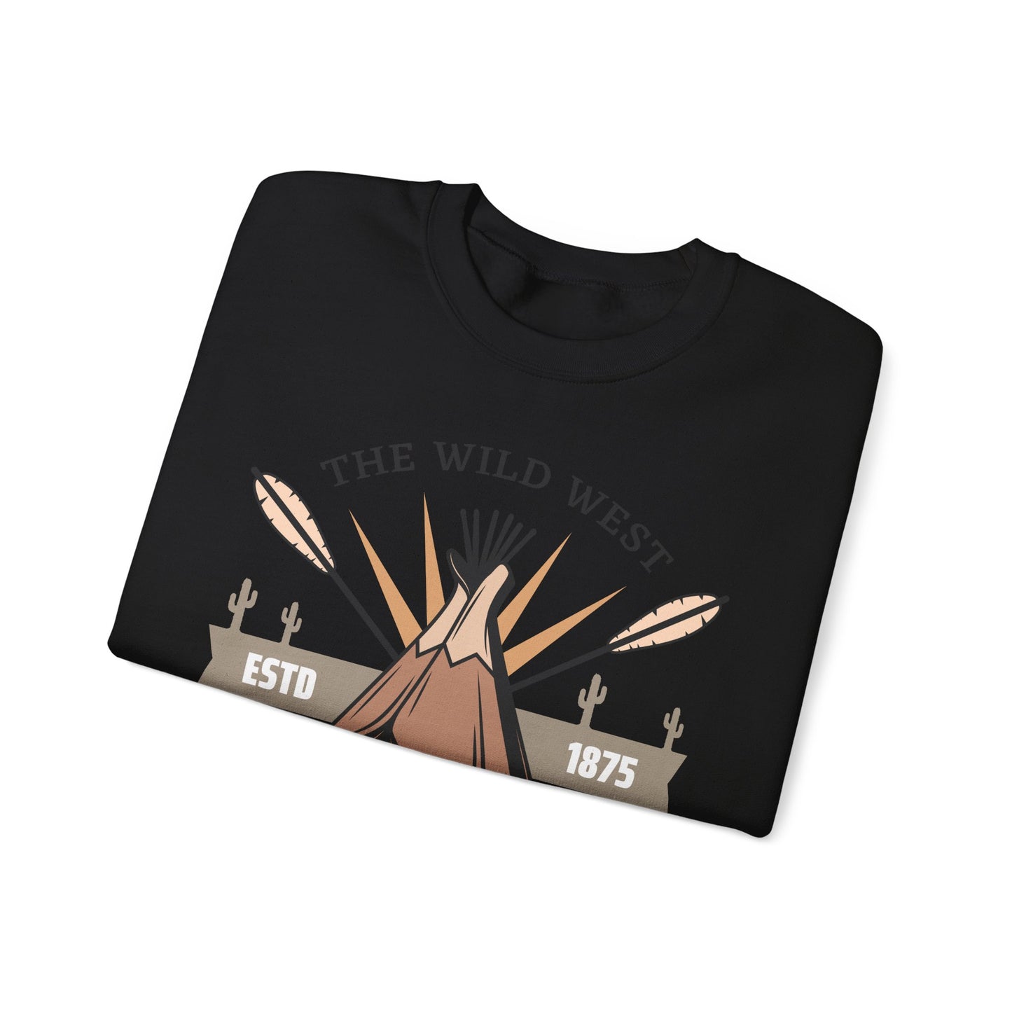 Crewneck Sweatshirt - The Wild West - Native American