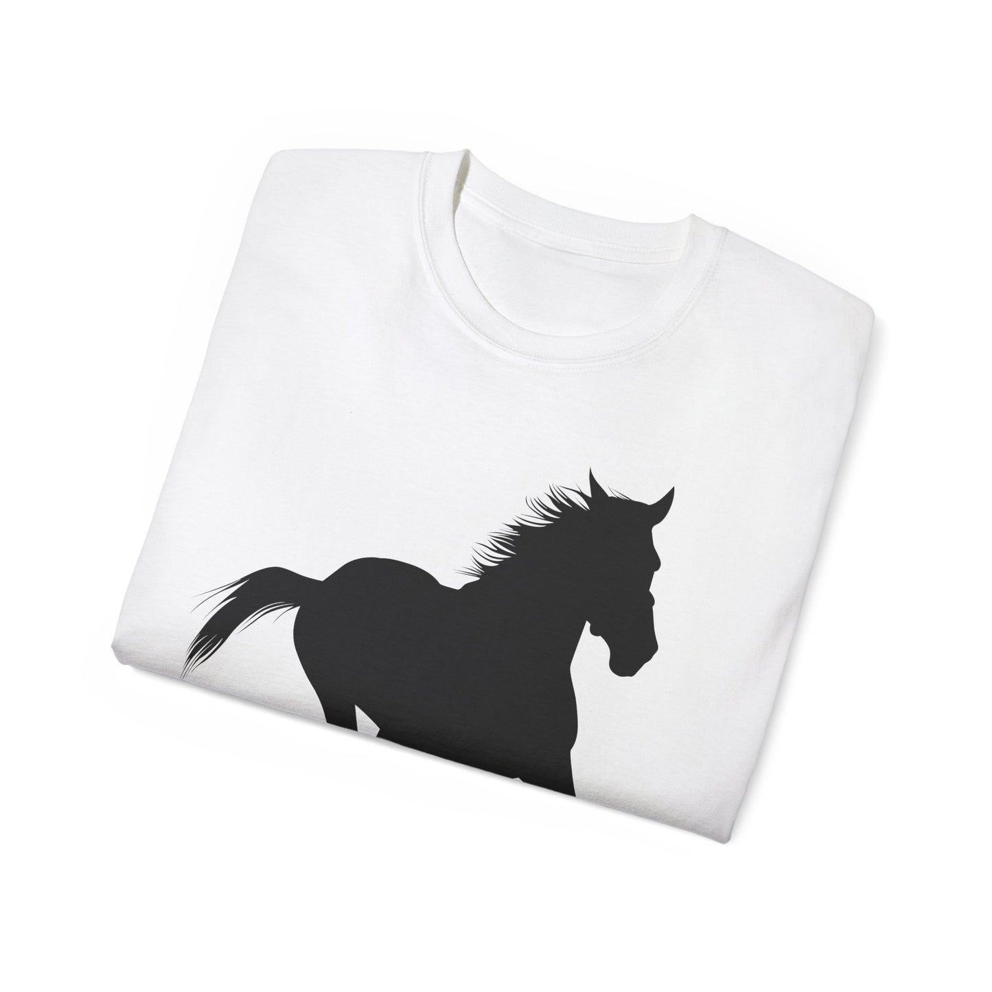 Unisex Ultra Cotton Tee - Wild Horse - Running Leaning Left X 300