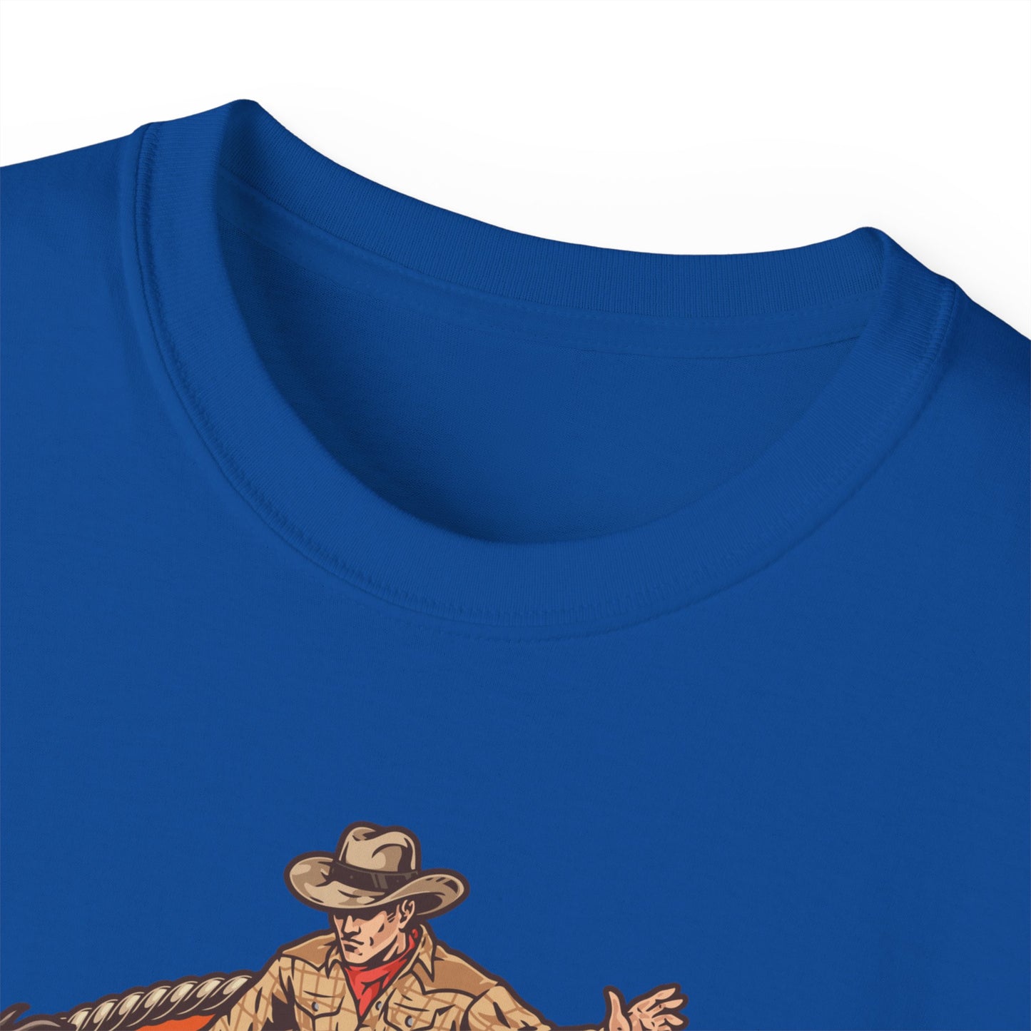 Western Rodeo Cowboy Tee - Fun Casual Shirt for Rodeo Fans, Gift for Country Lovers, Festival Outfit, Everyday Wear, Rodeo Apparel - Rodeo Cowboy - Texas
