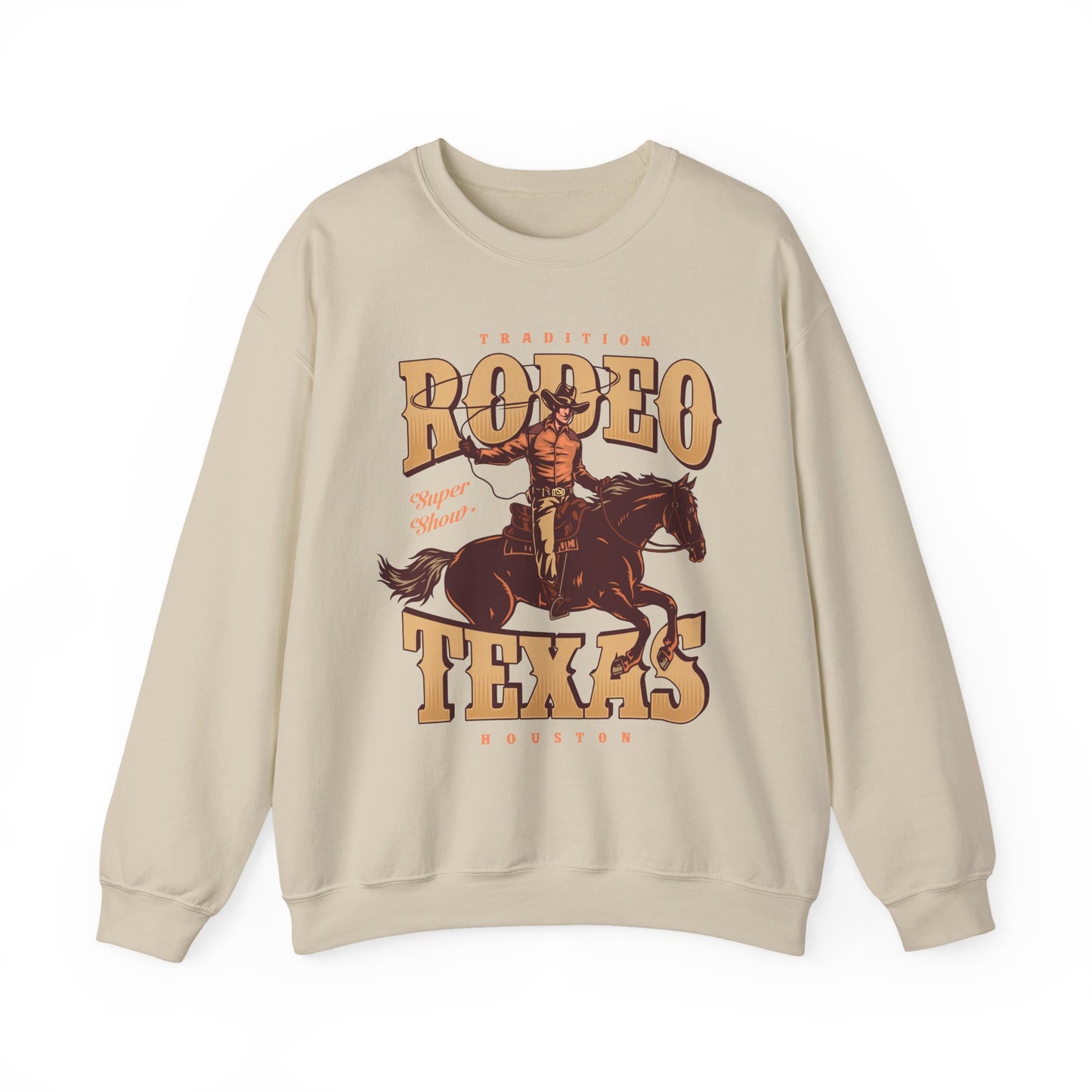 Crewneck Sweatshirt - Tradition Rodeo Super Show - Houston, Texas