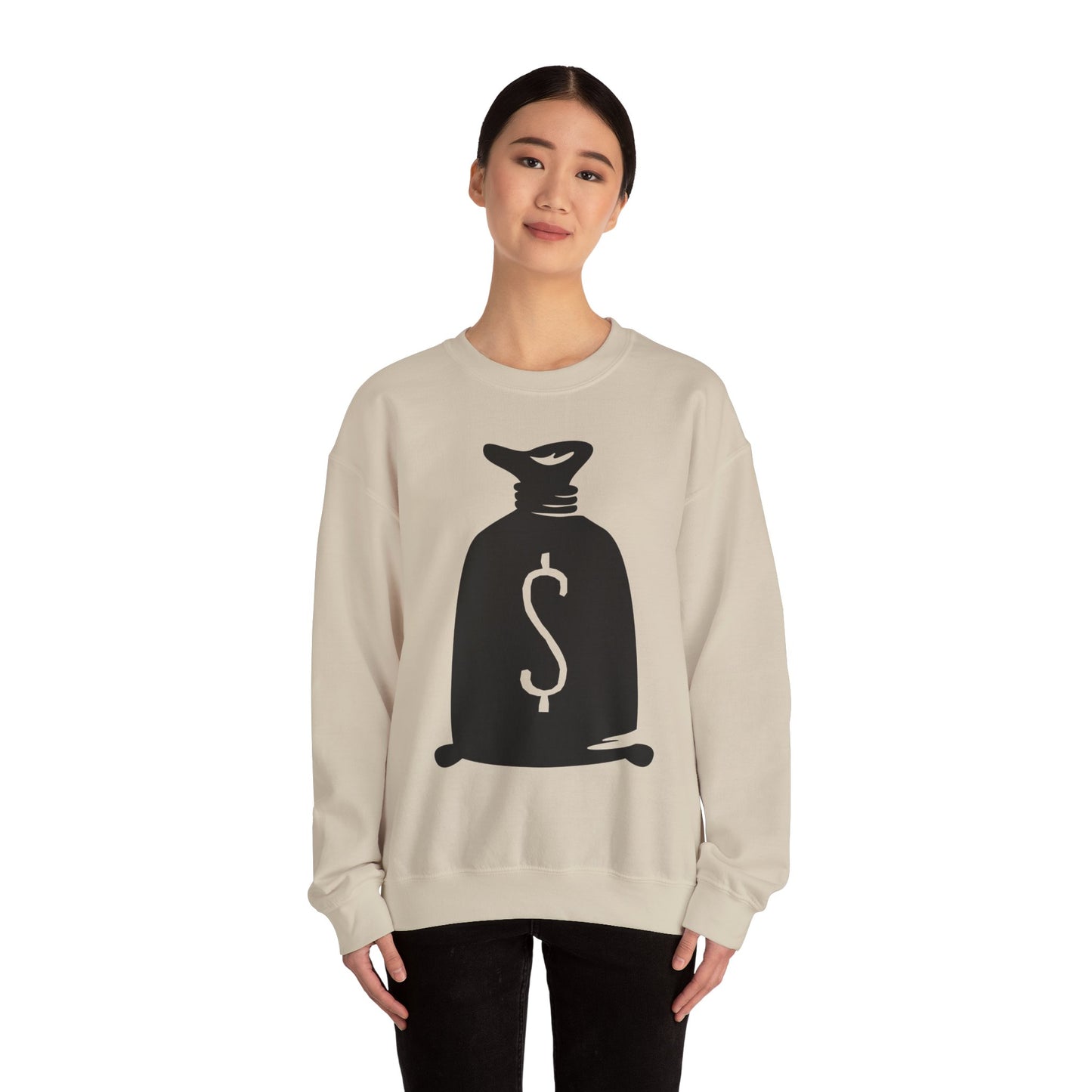 Crewneck Sweatshirt - Bank Money Bag X 300