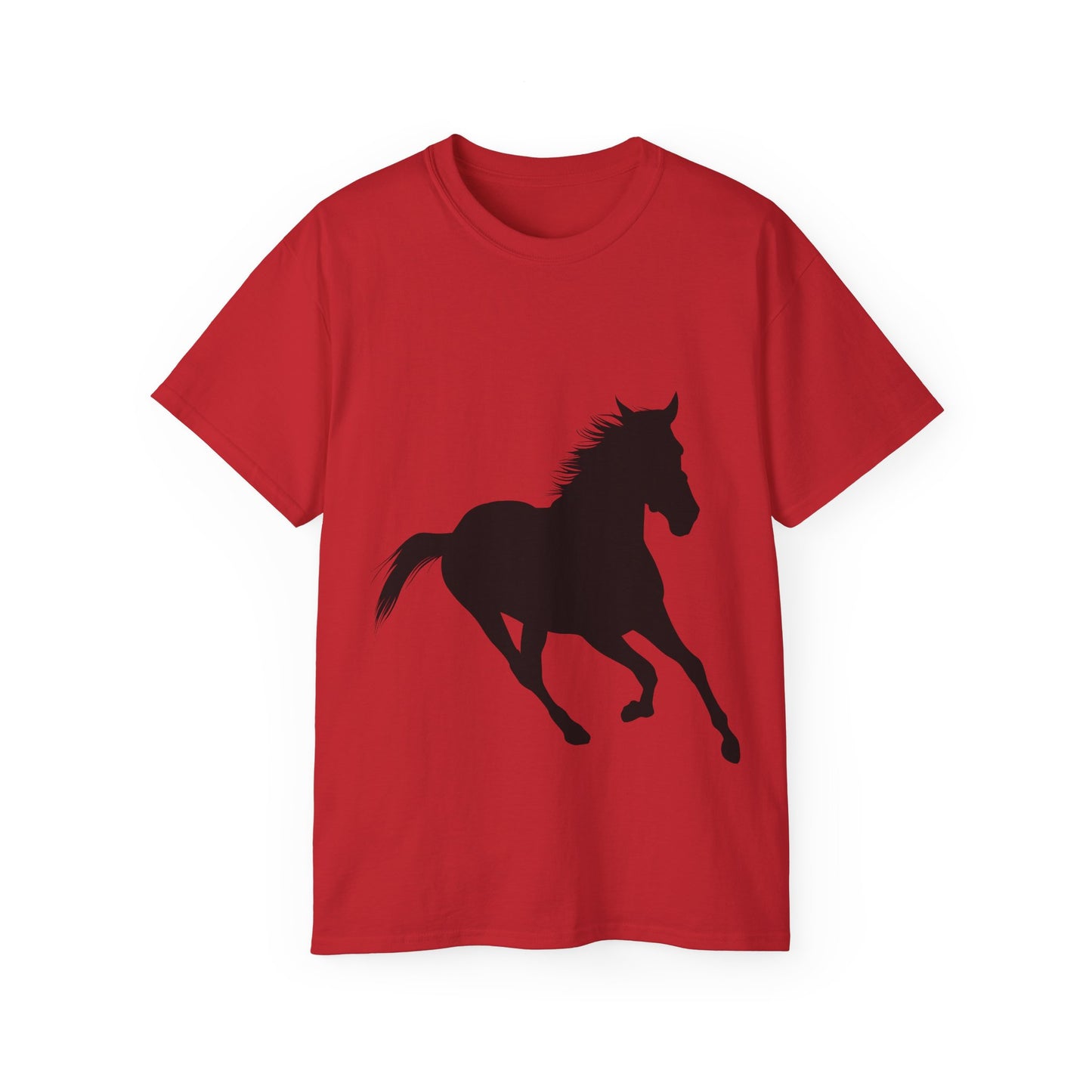 Unisex Ultra Cotton Tee - Wild Horse - Running Leaning Left X 300