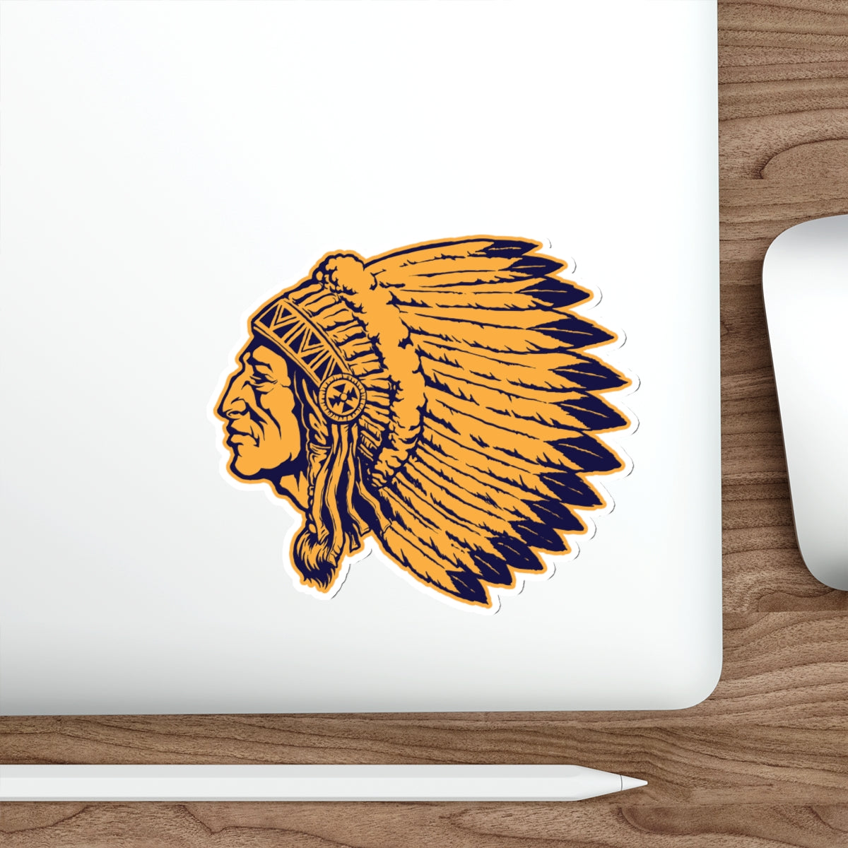 Die-cut stickers - Indian Chief