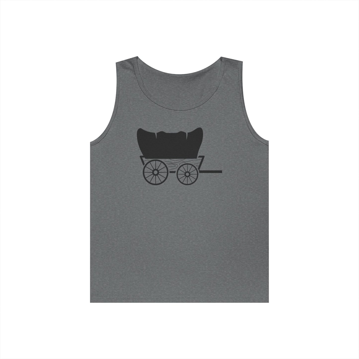 Unisex Heavy Cotton Tank Top - Covered Wagon X 300