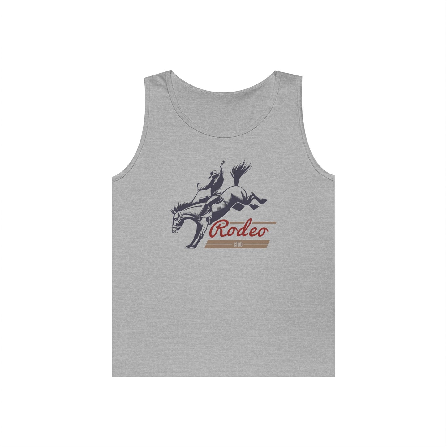 Unisex Heavy Cotton Tank Top - Western Cowboy - Rodeo Club