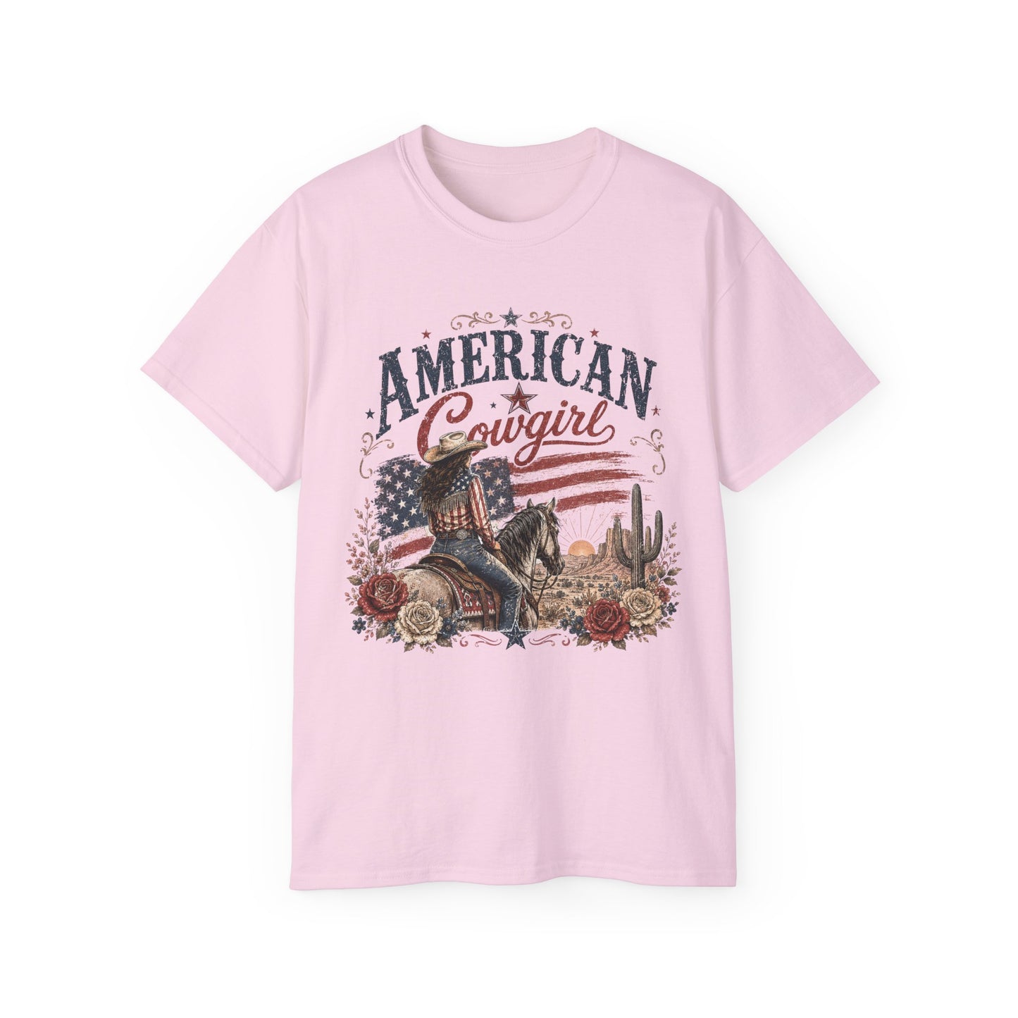 T-Shirt - American cowgirl