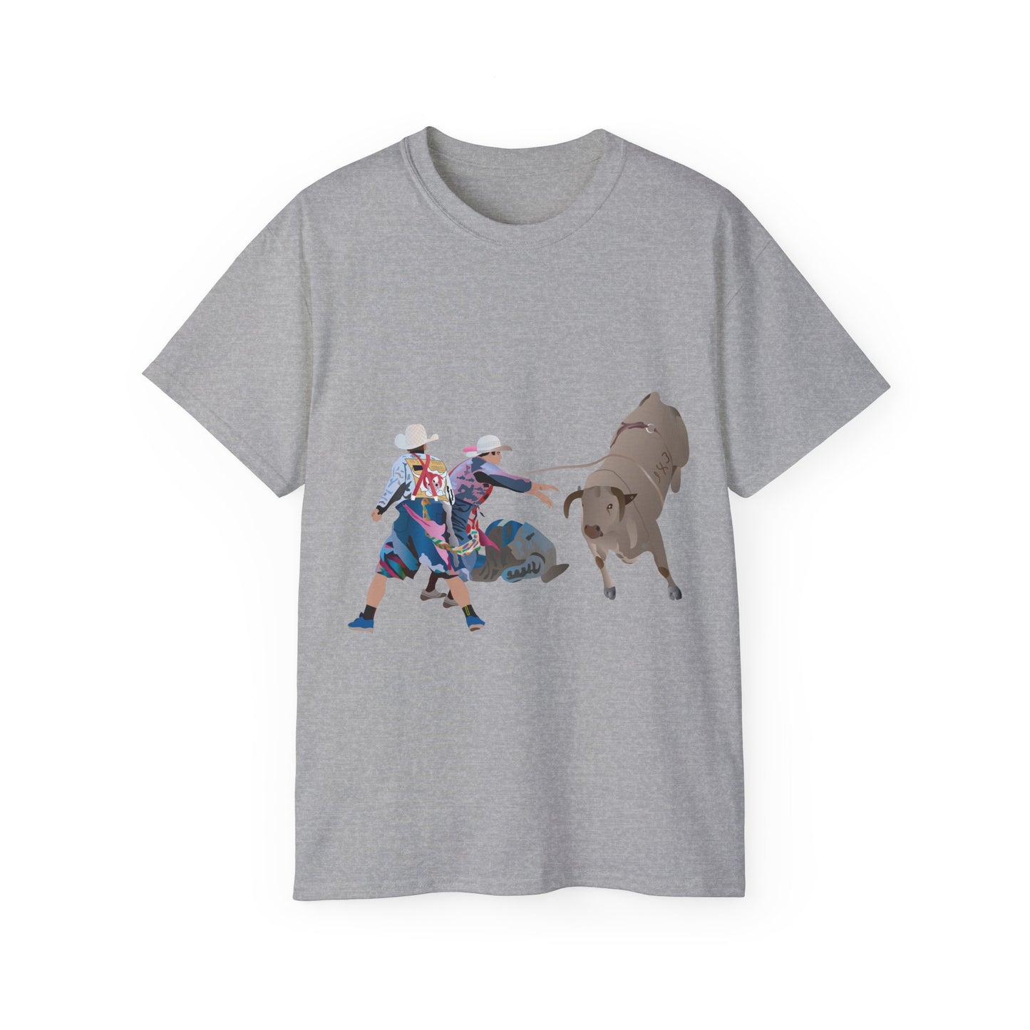 Unisex Ultra Cotton Tee - Clowns and Bull