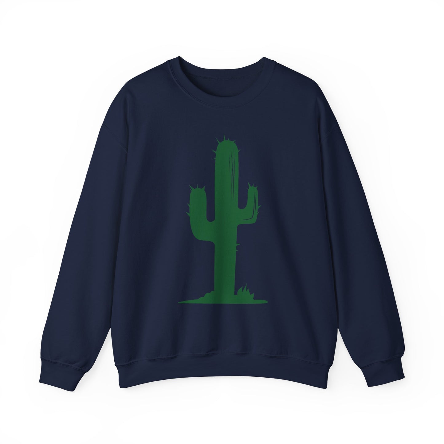 Crewneck Sweatshirt - Green Western Cactus X 300
