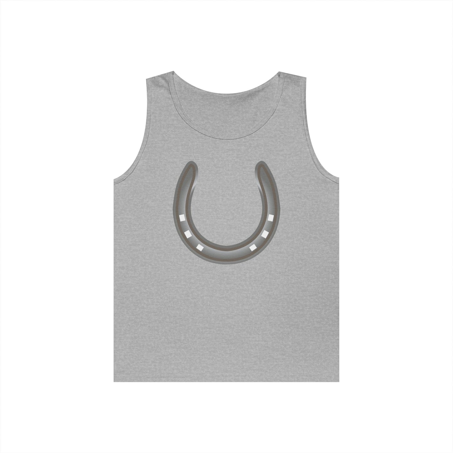 Unisex Heavy Cotton Tank Top - Rodeo - Horseshoe