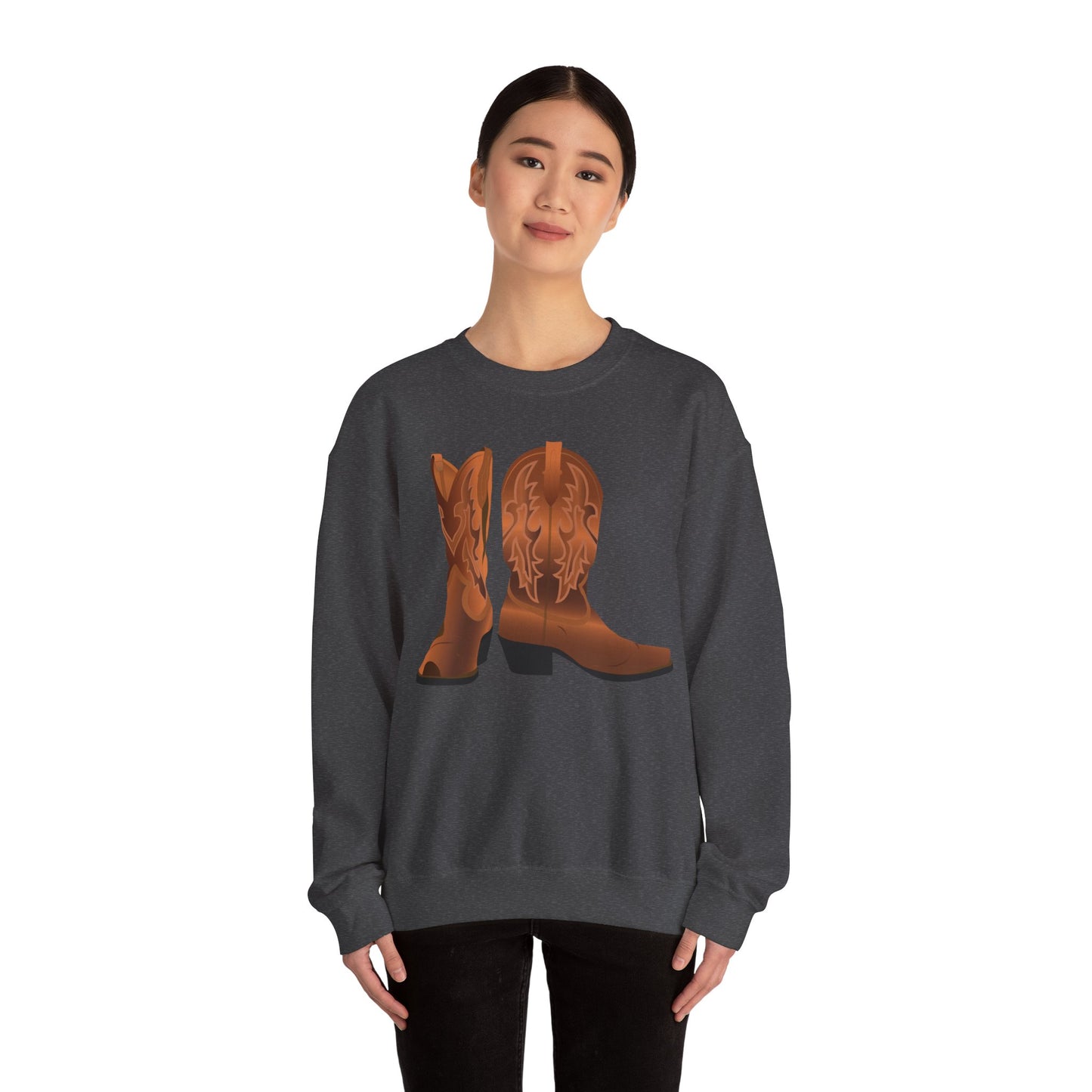 Crewneck Sweatshirt - Rodeo - Cowboy Boots