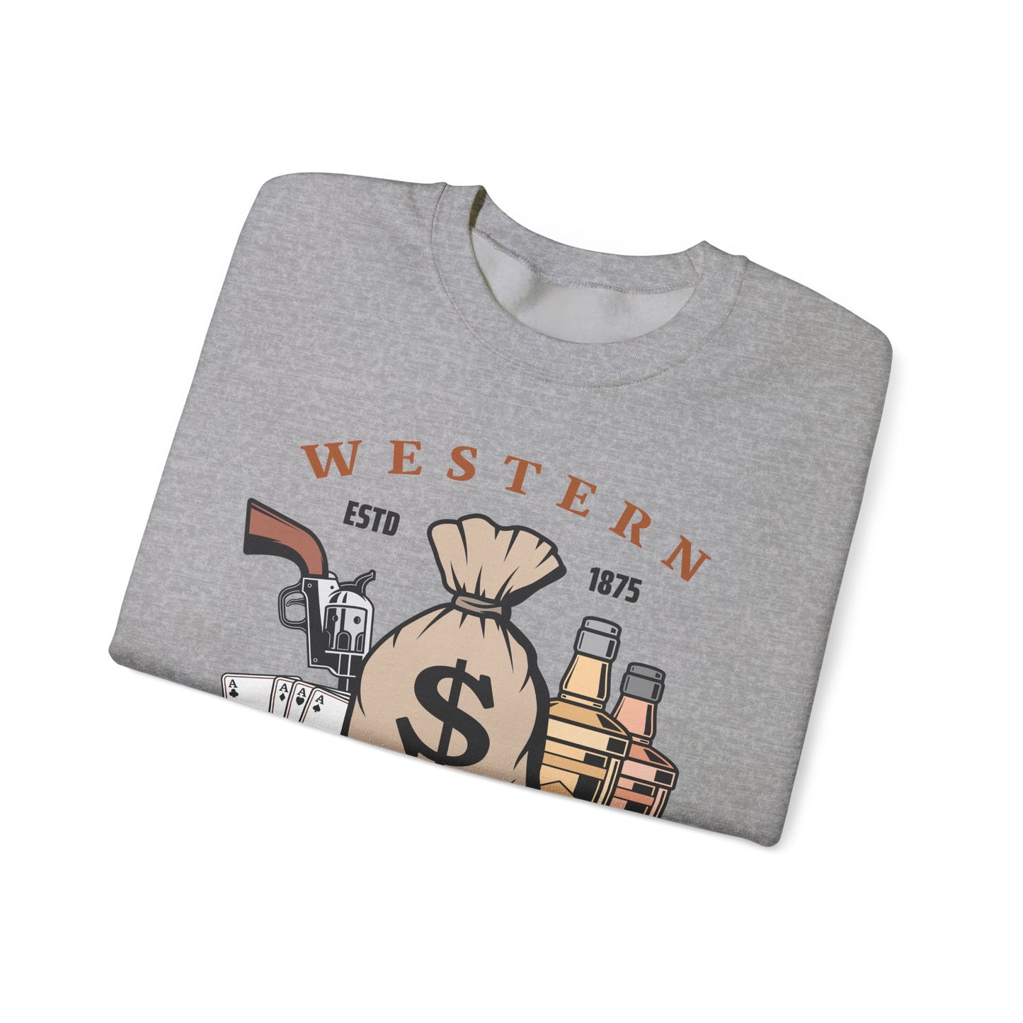 Crewneck Sweatshirt - Western - Wild West - American Legend