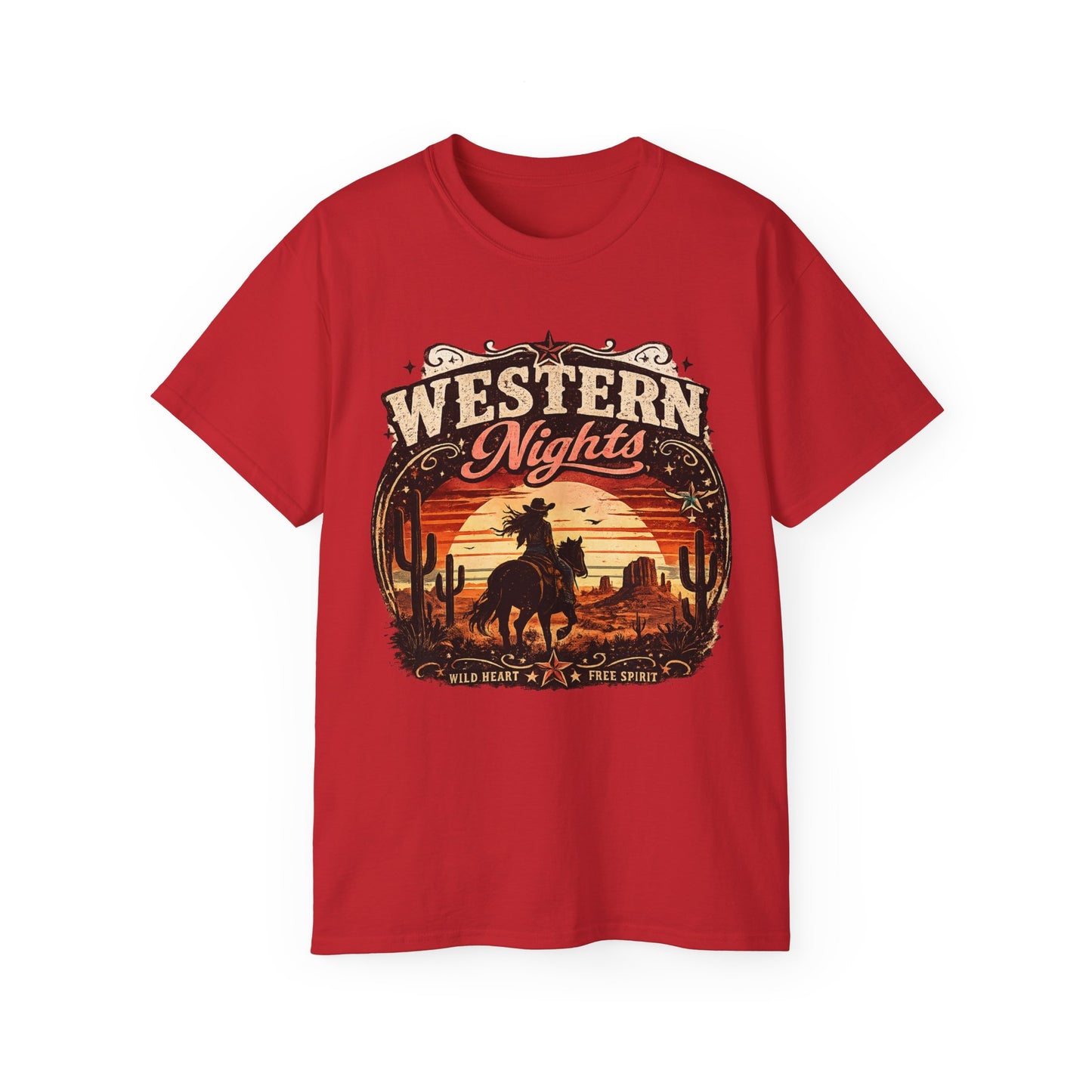 T-Shirt - Western nights and desert charm